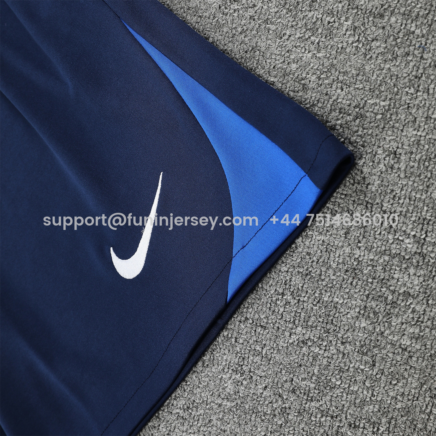 Funinjersey-Paris Saint-Germain PSG 25-26 Vest Training Set - Red Vest & Deep Blue Shorts