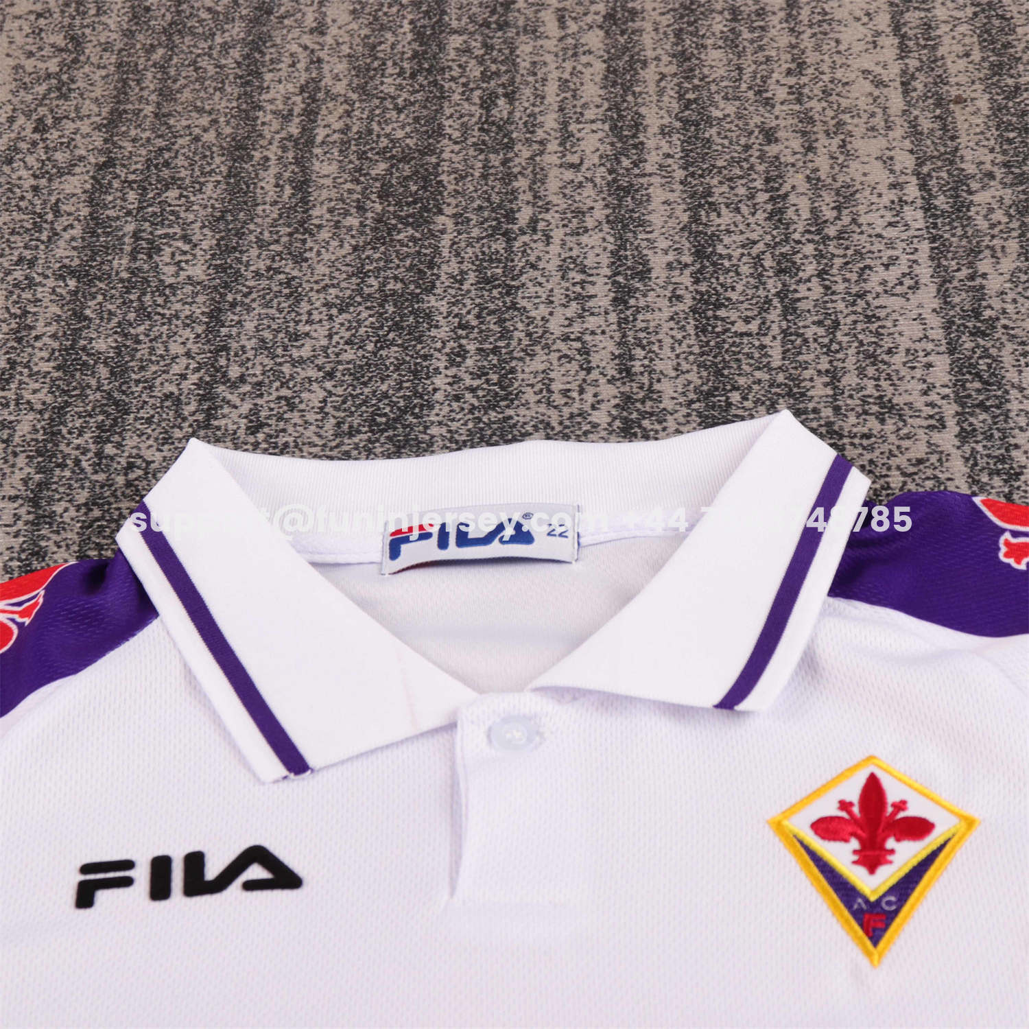 Funinjersey-Retro Fiorentina 1998-99 Away Kids Kit