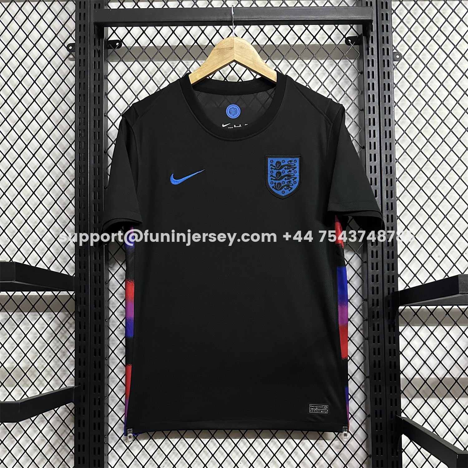 Funinjersey-England 2025 Women's Team Away Jersey - Men's Fans Version