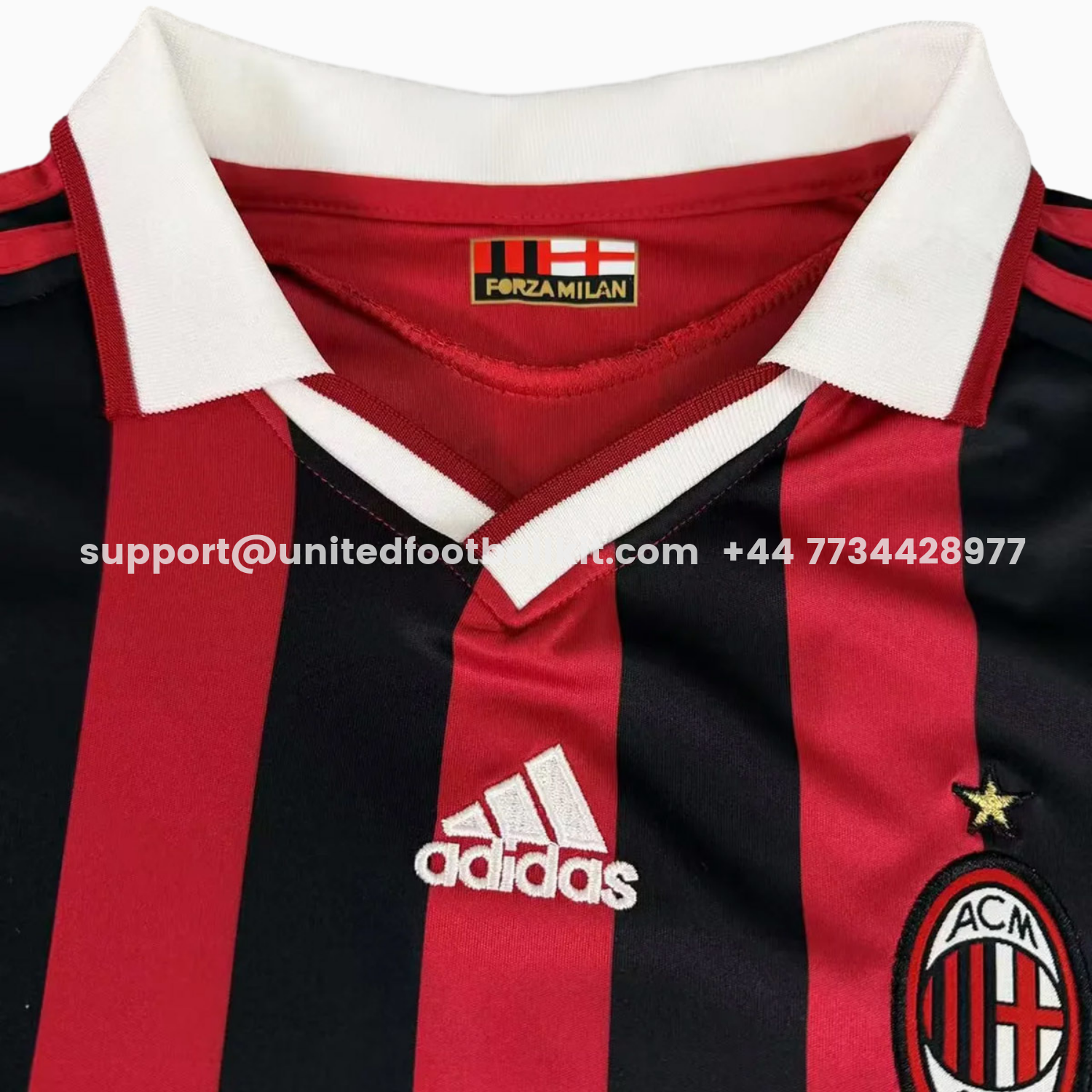 Unitedfootballkit.com | Retro AC Milan 2009-10 Home Red Long Sleeves Kids Kit -Customize Name, Number and Patch | Worldwide Shipping