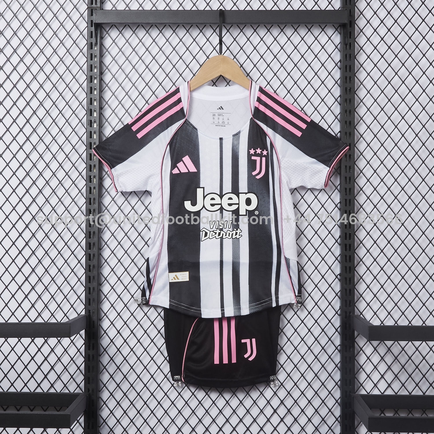 Unitedfootballkit.com | Juventus 25-26 Home Kids Kit - Player Version -Customize Name, Number and Patch | Worldwide Shipping