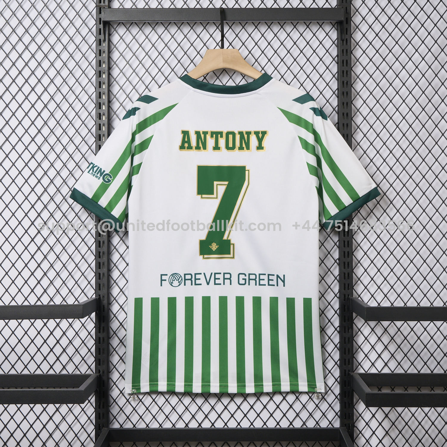 Unitedfootballkit.com | Real Betis 2025 Conference League Final Special Jersey - Fans Version -Customize Name, Number and Patch | Worldwide Shipping