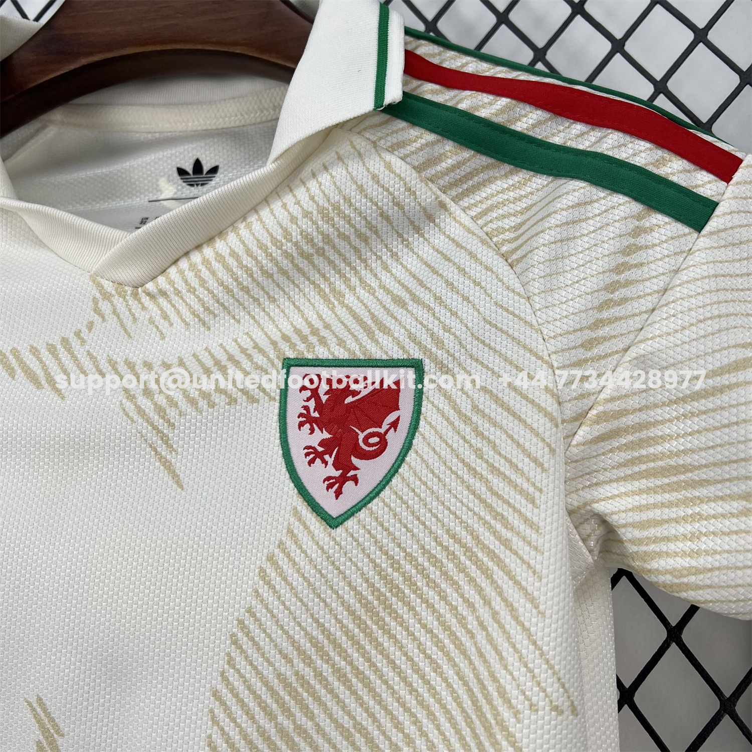 Unitedfootballkit.com | Wales 2026 Away Kids Kit -Customize Name, Number and Patch | Worldwide Shipping