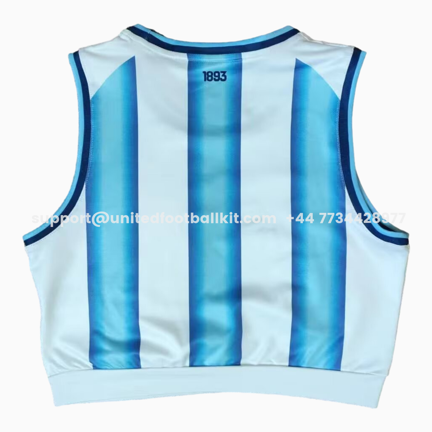 Unitedfootballkit.com | Women's Argentina 2026 Home Yoga Vest -Customize Name, Number and Patch | Worldwide Shipping