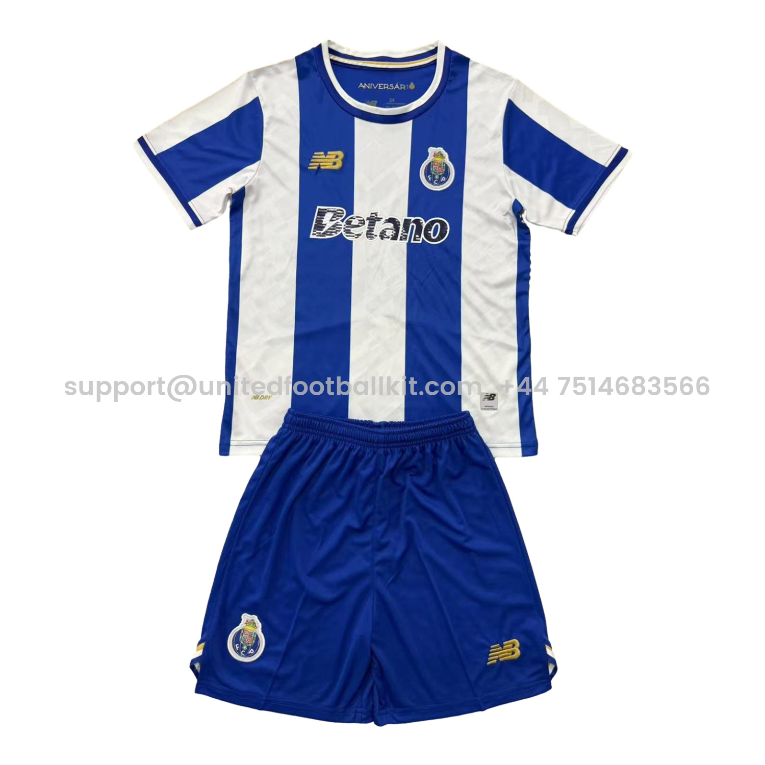 Unitedfootballkit.com | Porto 25-26 Home Men's Adult Jersey Set - Fans Version -Customize Name, Number and Patch | Worldwide Shipping
