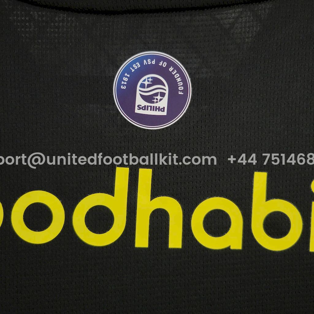 Unitedfootballkit.com | PSV Eindhoven 24-25 Away Jersey - Fans Version -Customize Name, Number and Patch | Worldwide Shipping