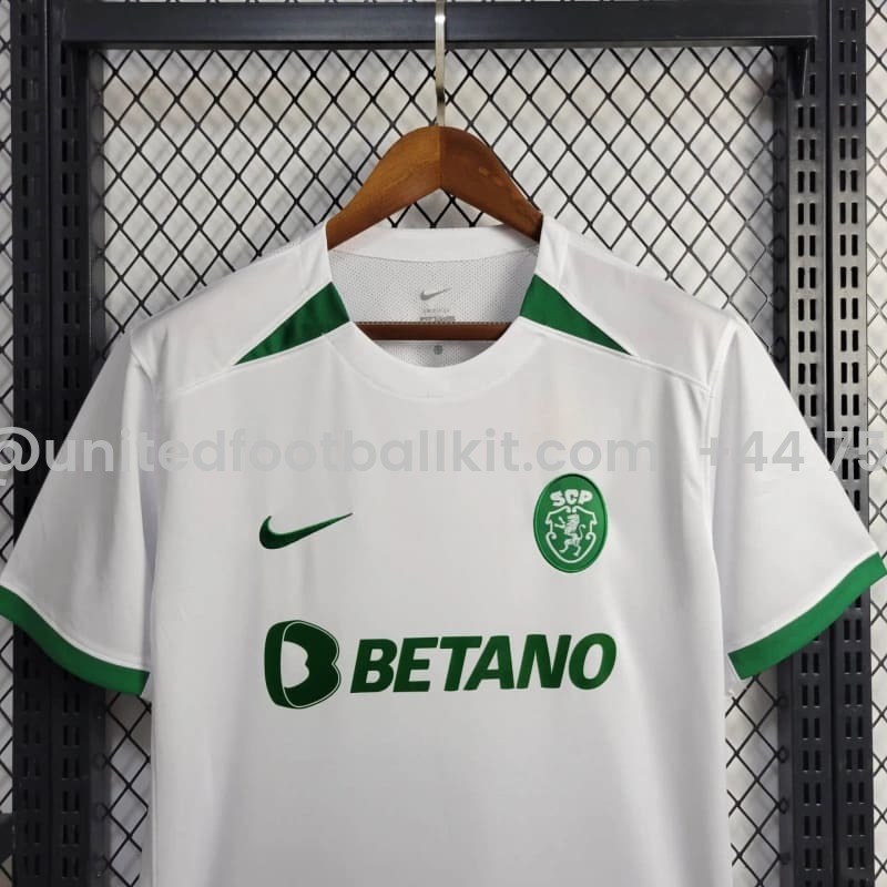 Unitedfootballkit.com | Sporting CP 24-25 Away UEFA Cup Winners' Cup Jersey - Fans Version -Customize Name, Number and Patch | Worldwide Shipping