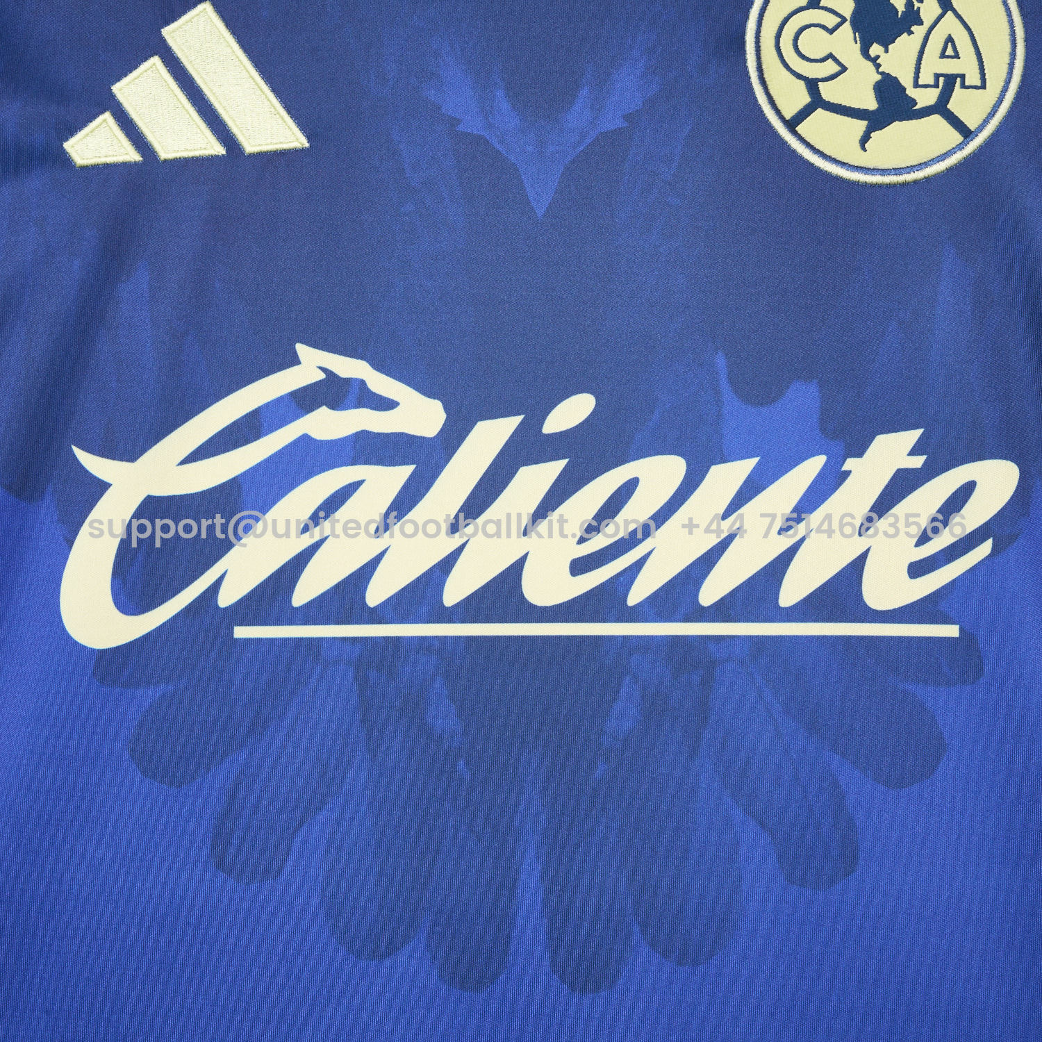 Unitedfootballkit.com | Club América 25-26 Blue Eagle Pattern Special Edition Jersey - Fans Version -Customize Name, Number and Patch | Worldwide Shipping