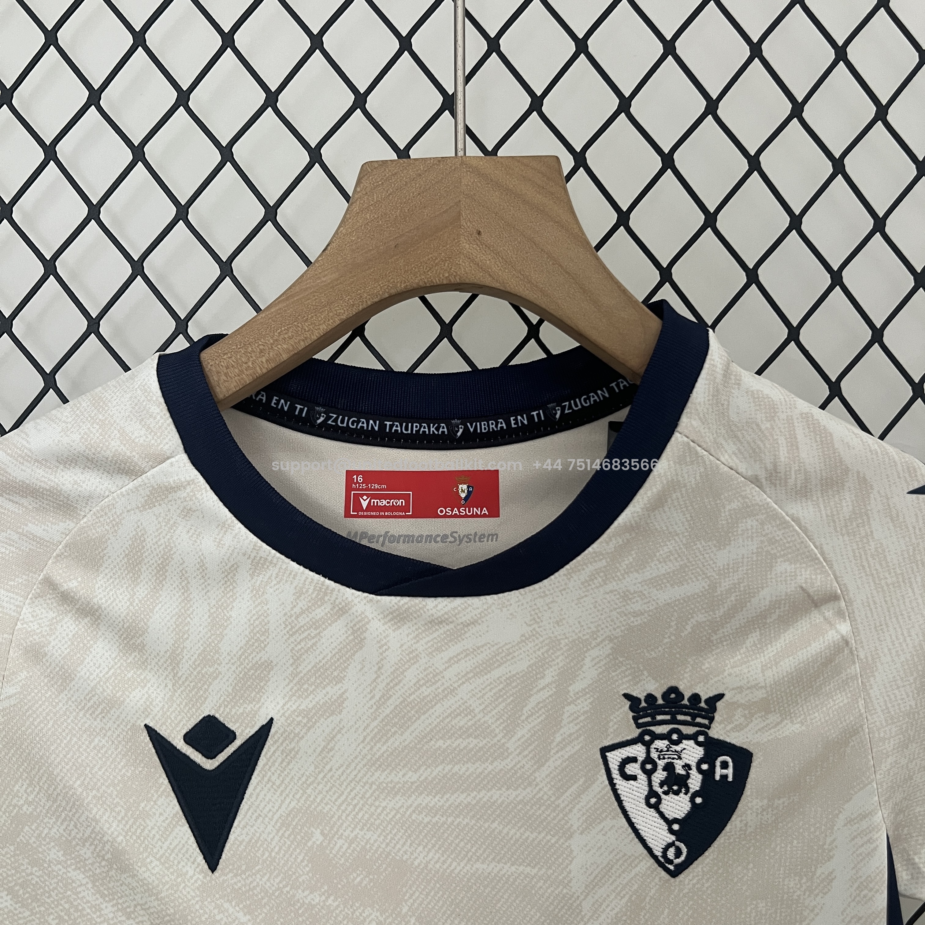 Unitedfootballkit.com | Osasuna 24-25 Away Kids Kit -Customize Name, Number and Patch | Worldwide Shipping