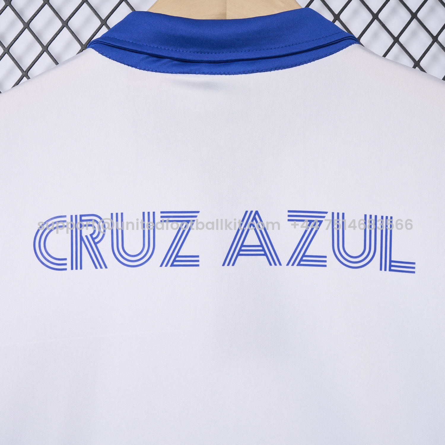 Unitedfootballkit.com | Cruz Azul 25-26 White Special Edition Polo Shirt -Customize Name, Number and Patch | Worldwide Shipping