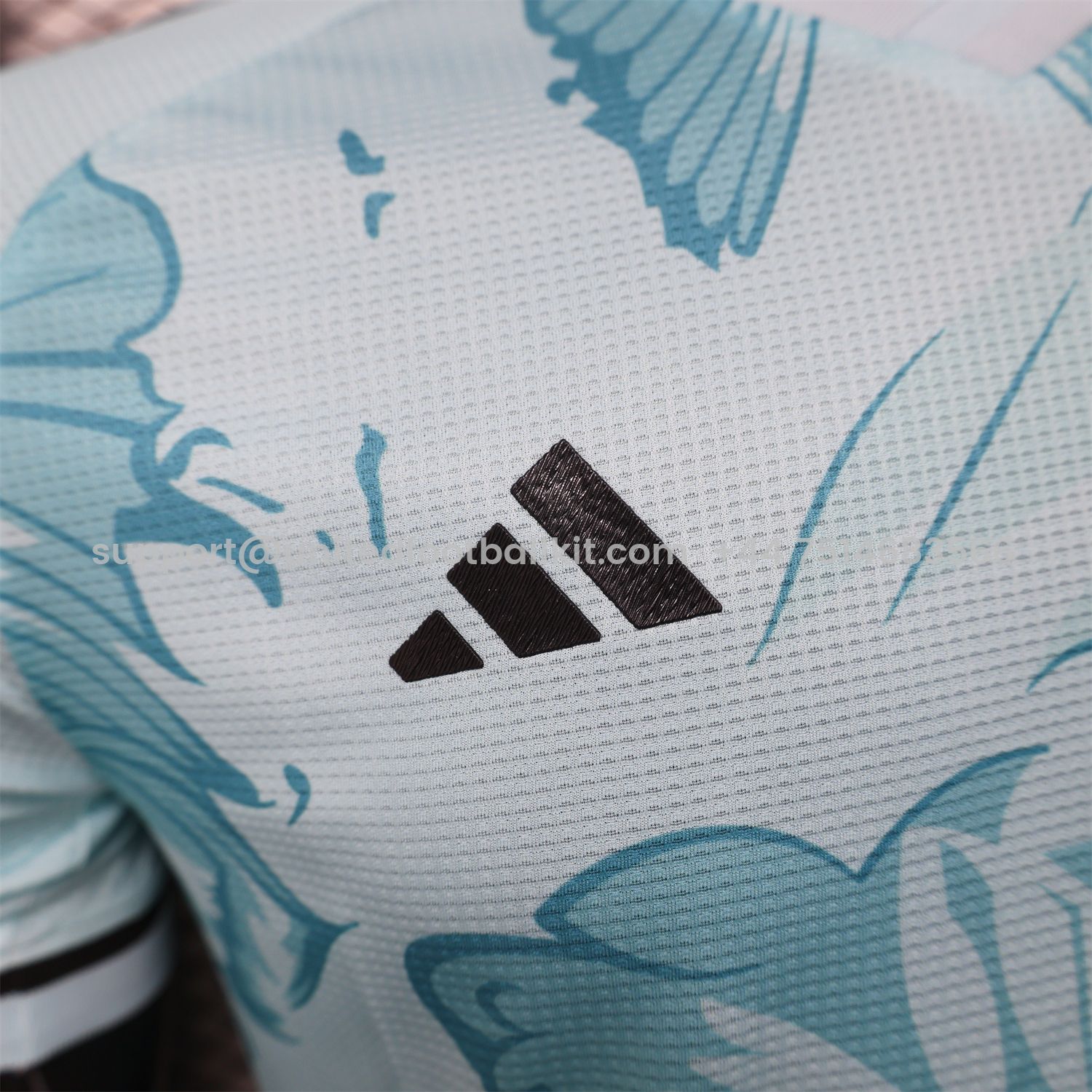 Unitedfootballkit.com | Algeria 25-26 Light Blue Flower Pattern Special Edition Jersey - Player Version -Customize Name, Number and Patch | Worldwide Shipping