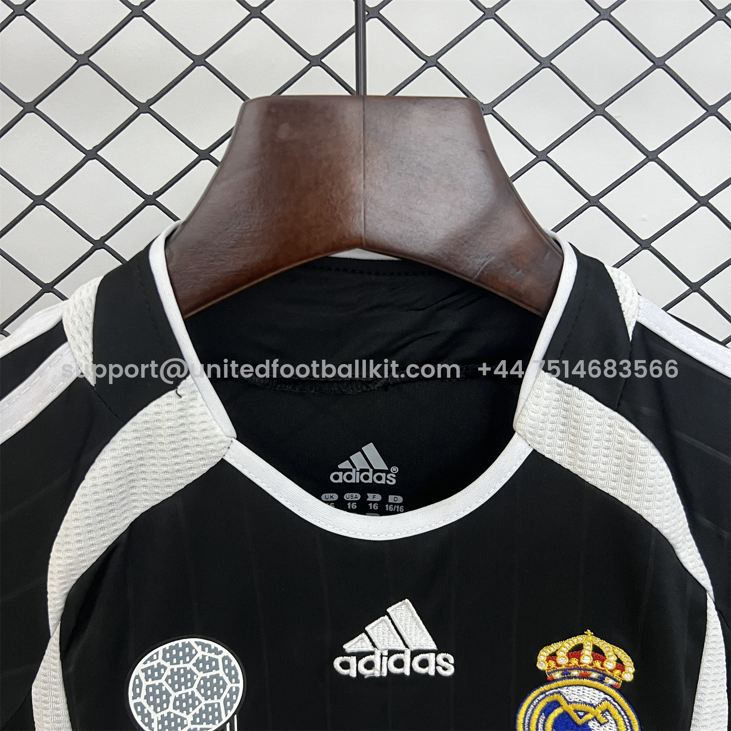 Unitedfootballkit.com | Retro Real Madrid 2006-07 Away Kids Kit -Customize Name, Number and Patch | Worldwide Shipping