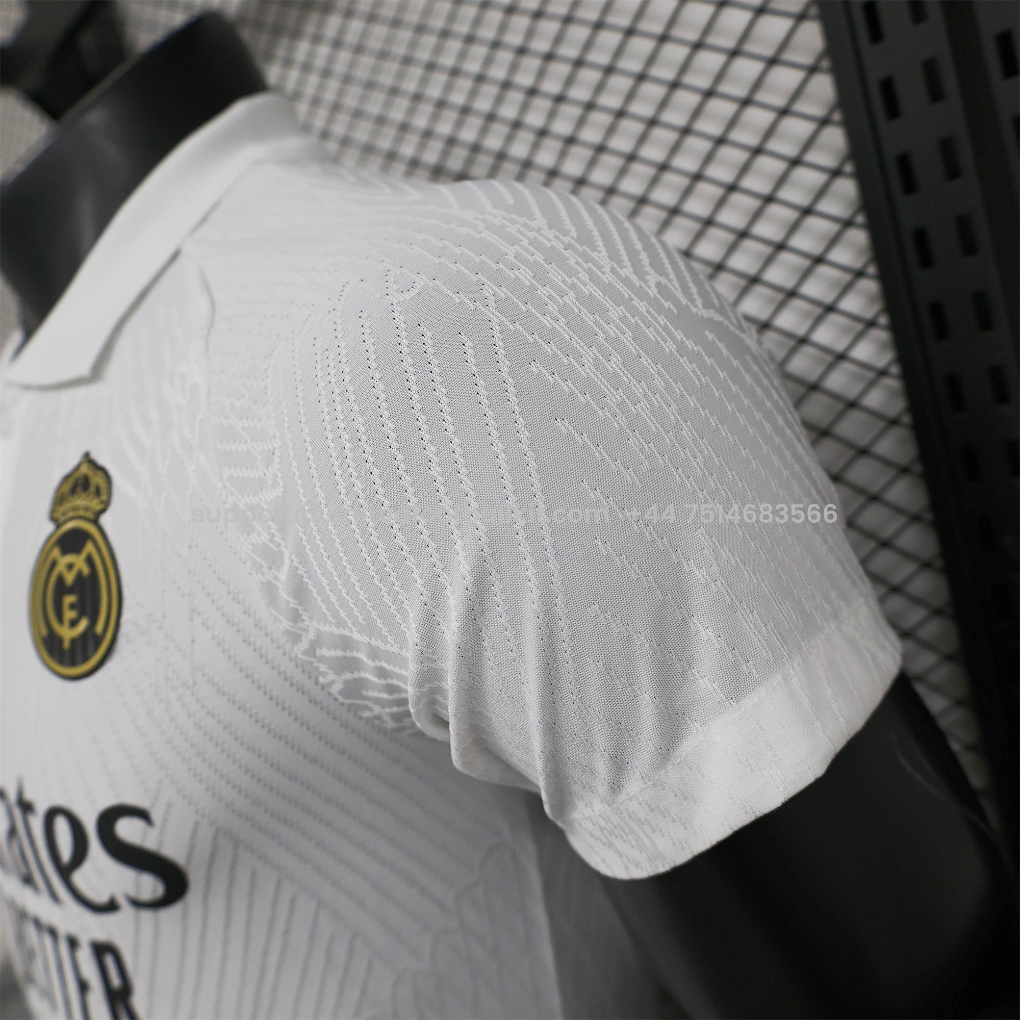 Unitedfootballkit.com | Real Madrid 24-25 White & Black Loong Special Edition Jersey - Player Version -Customize Name, Number and Patch | Worldwide Shipping