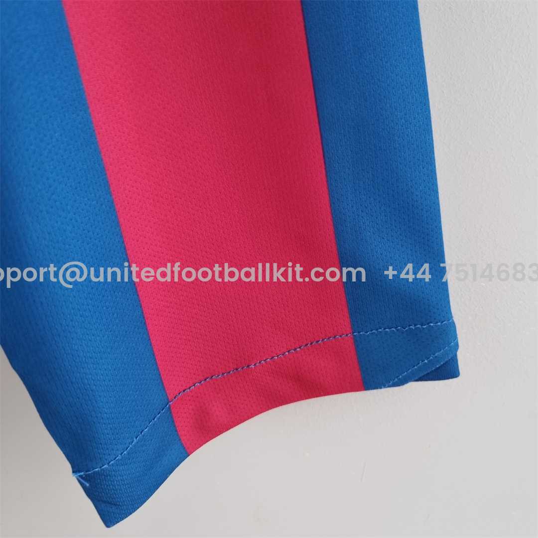 Unitedfootballkit.com | Retro Barcelona 05-06 Home Long Sleeve Jersey - UEFA Champions League Final -Customize Name, Number and Patch | Worldwide Shipping