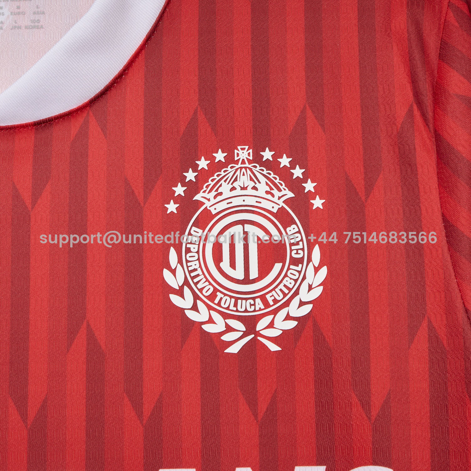 Unitedfootballkit.com | Toluca 24-25 Home Jersey - Fans Version -Customize Name, Number and Patch | Worldwide Shipping