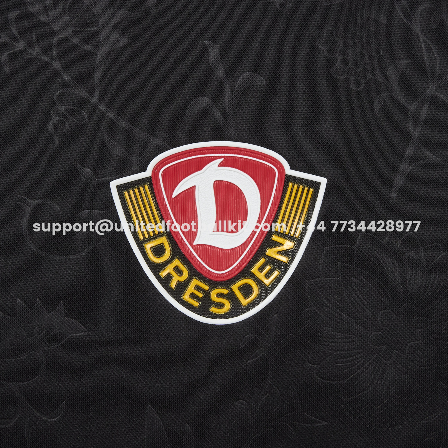 Unitedfootballkit.com | Dynamo Dresden 25-26 Black Special Jersey - Fans Version -Customize Name, Number and Patch | Worldwide Shipping