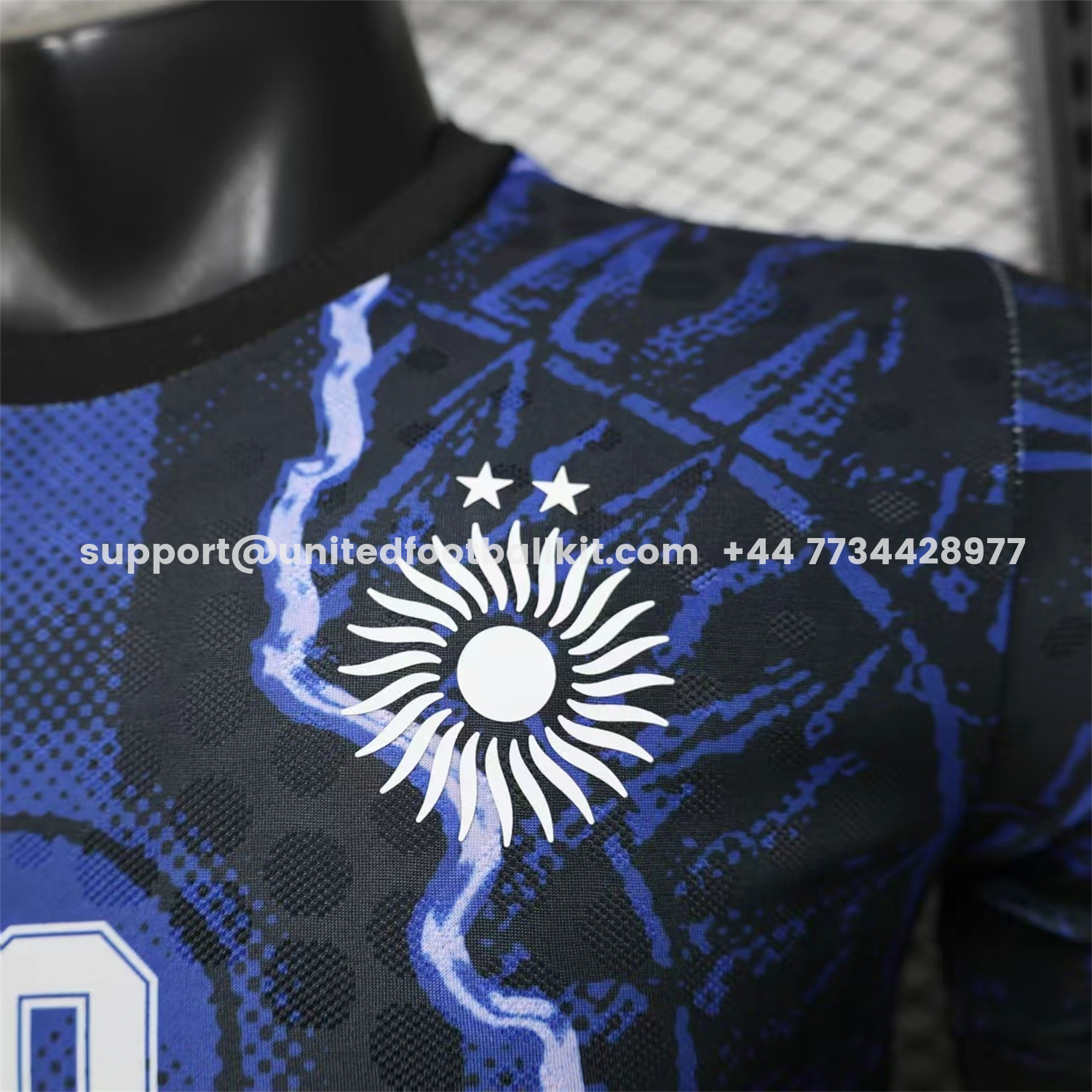 Unitedfootballkit.com | Argentina 2026 Blue Maradona Special Kit - Player Version -Customize Name, Number and Patch | Worldwide Shipping