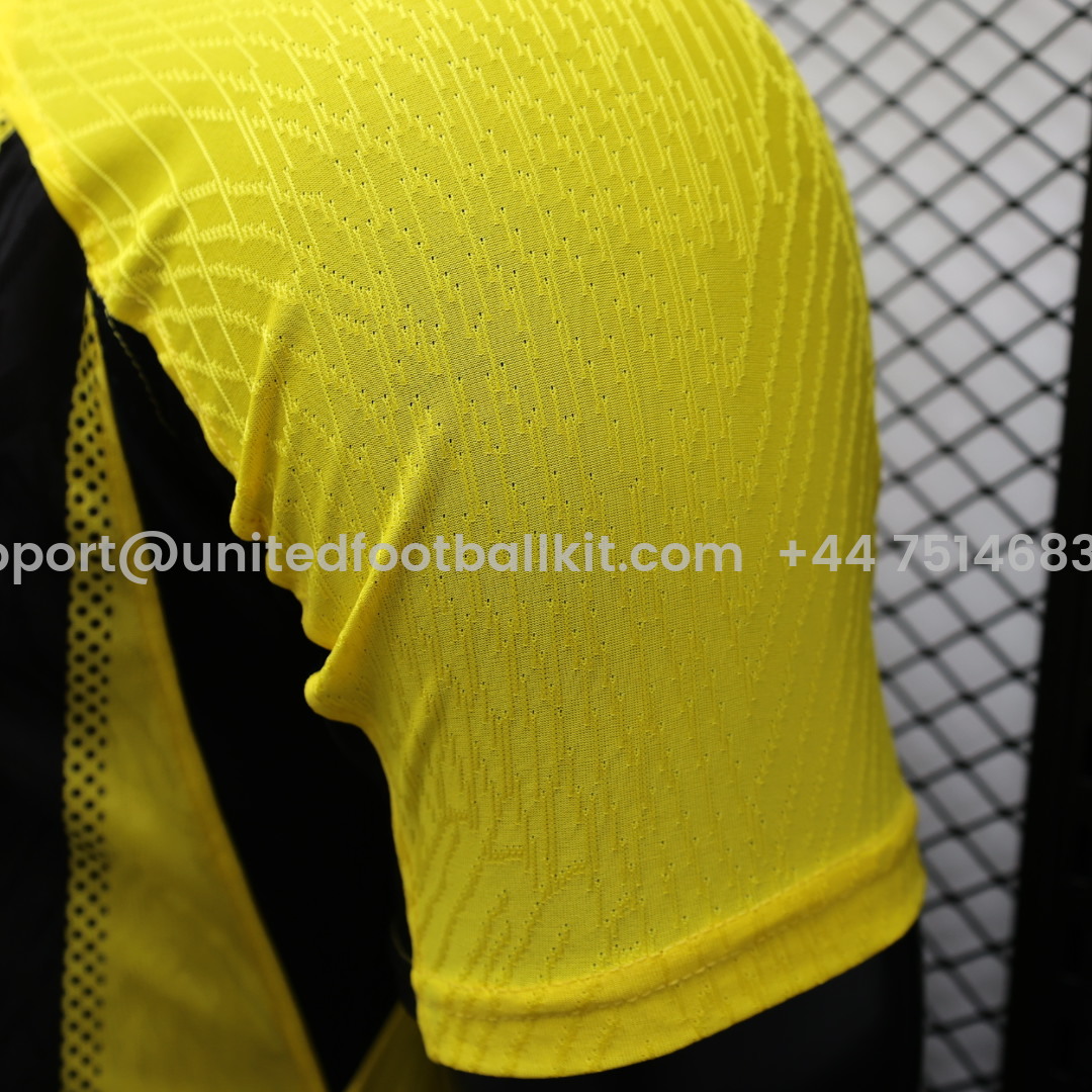 Unitedfootballkit.com | Al Ittihad Jeddah United 24-25 Home Jersey - Player Version -Customize Name, Number and Patch | Worldwide Shipping