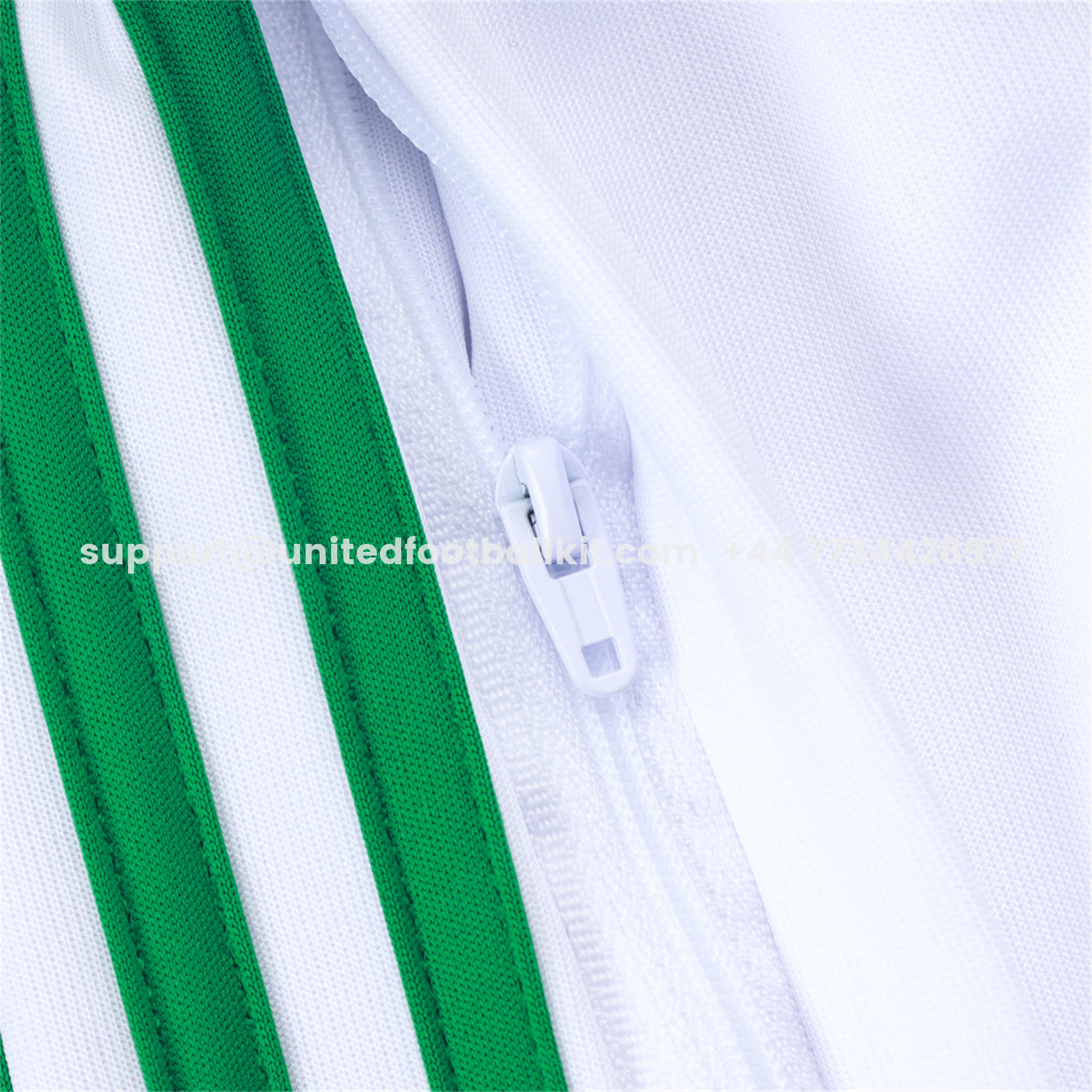Unitedfootballkit.com | Senegal 2026 Jacket Training Tracksuit - White With Green Jackets & Pants -Customize Name, Number and Patch | Worldwide Shipping