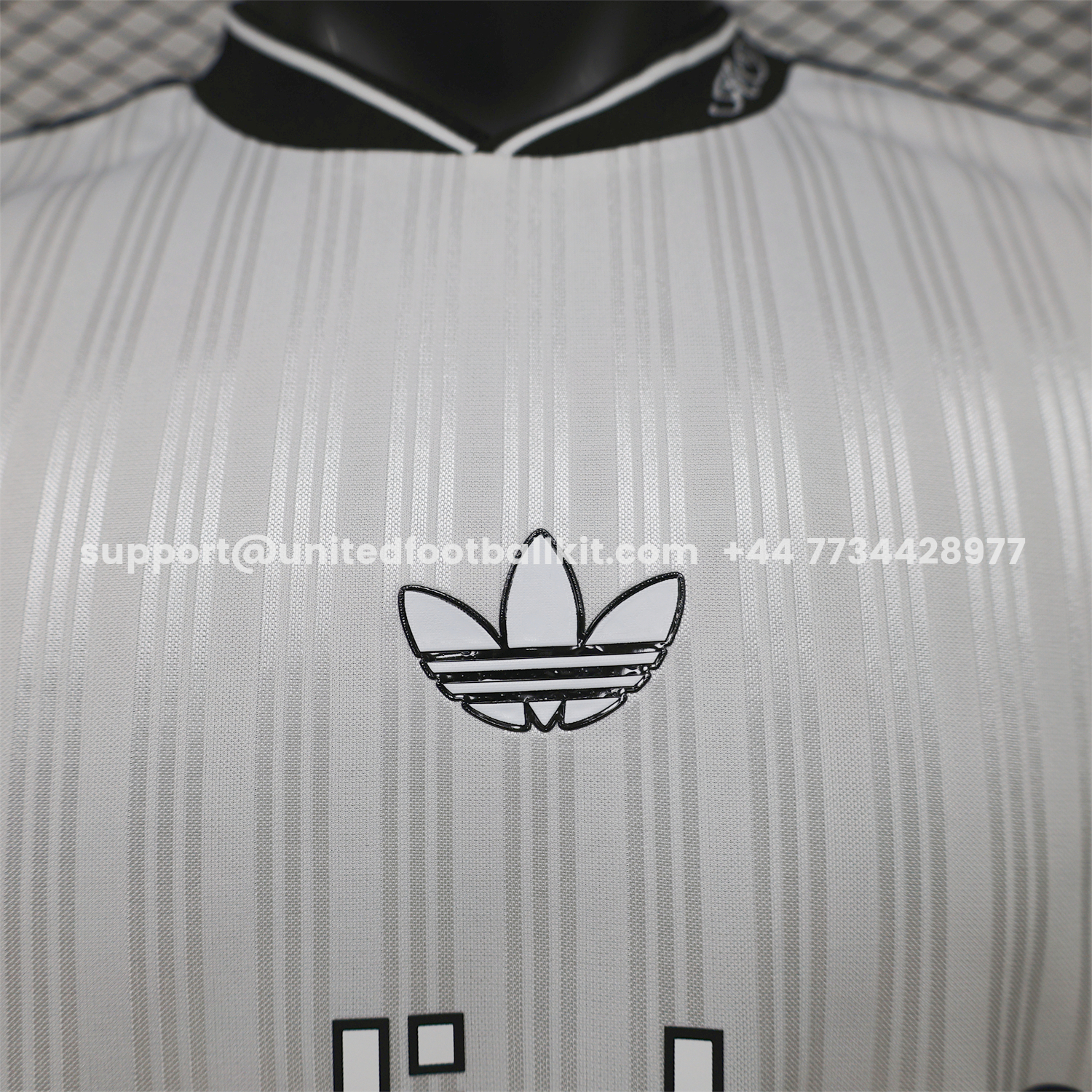 Unitedfootballkit.com | Adidas 26-27 Terrace Icon Retro Casual Style White Jersey - Player Version -Customize Name, Number and Patch | Worldwide Shipping