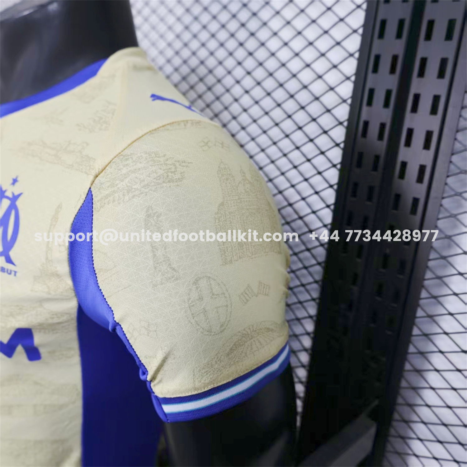 Unitedfootballkit.com | Marseille 25-26 Fourth Jersey -Player Version -Customize Name, Number and Patch | Worldwide Shipping