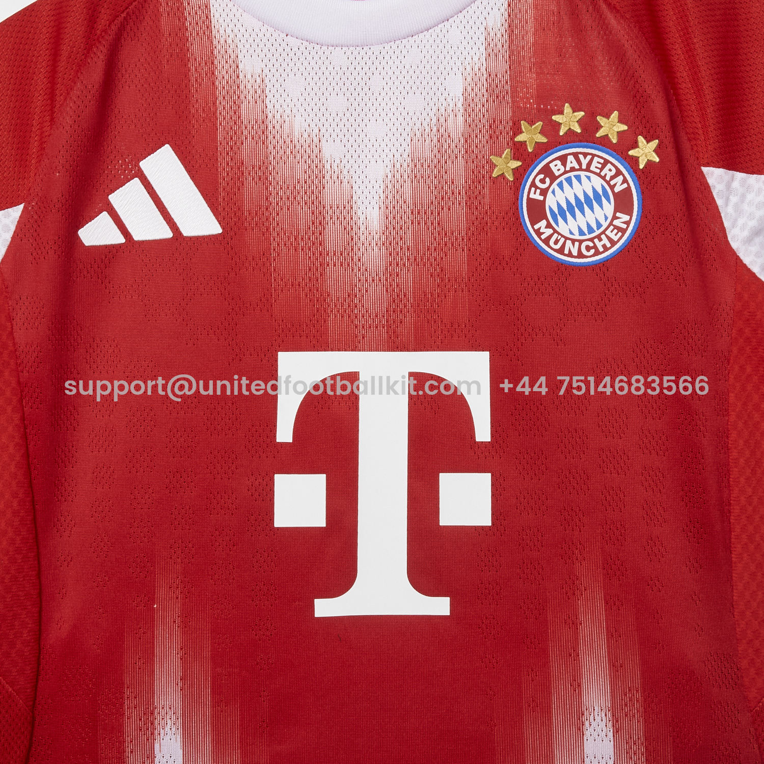 Unitedfootballkit.com | Bayern Munich 25-26 Home Kids Kit - Player Version -Customize Name, Number and Patch | Worldwide Shipping