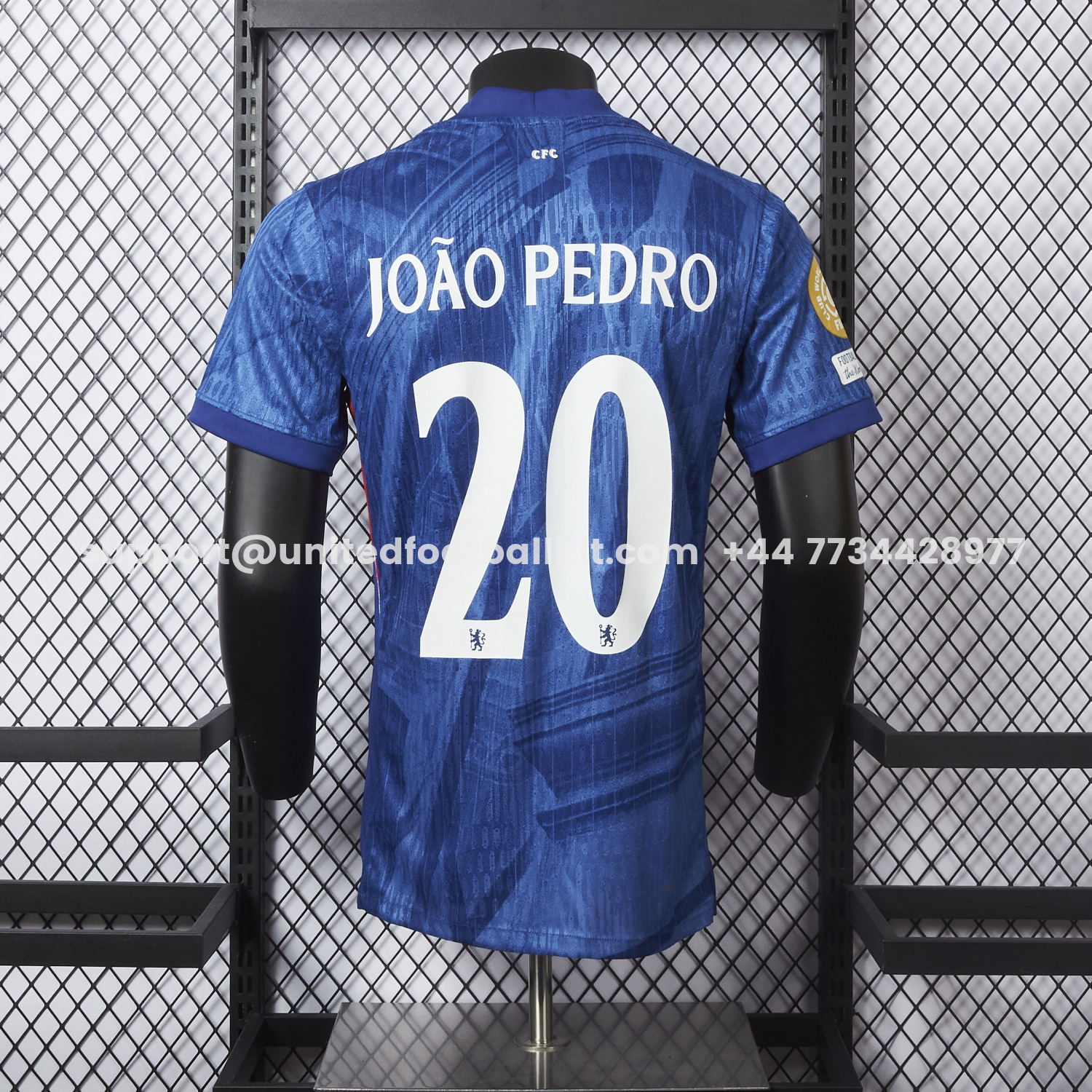 Unitedfootballkit.com | 【New Chest Sponsor】C.H.E.L.S.E.A 25-26 Home Jersey - Player Version -Customize Name, Number and Patch | Worldwide Shipping