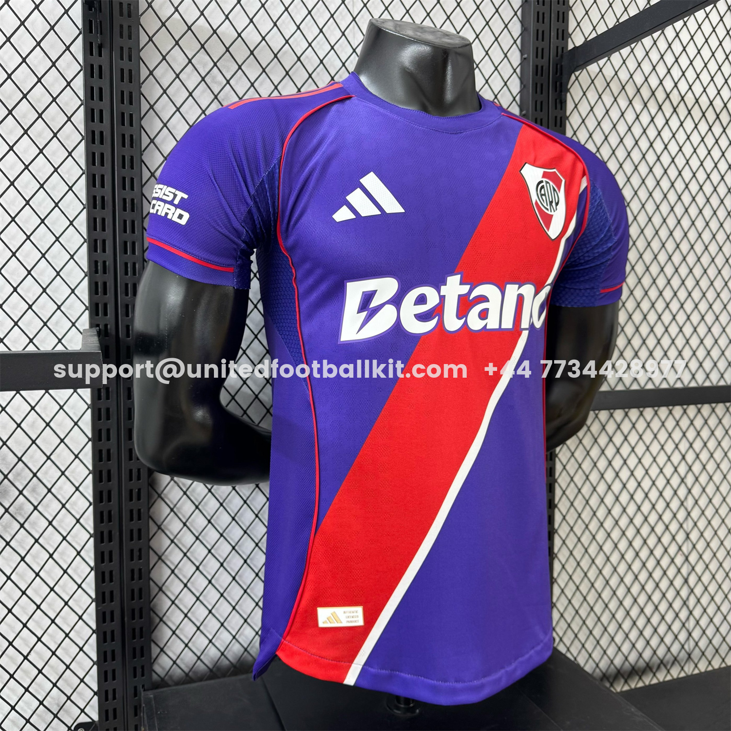 Unitedfootballkit.com | River Plate 25-26 Purple Third Jersey - Player Version -Customize Name, Number and Patch | Worldwide Shipping