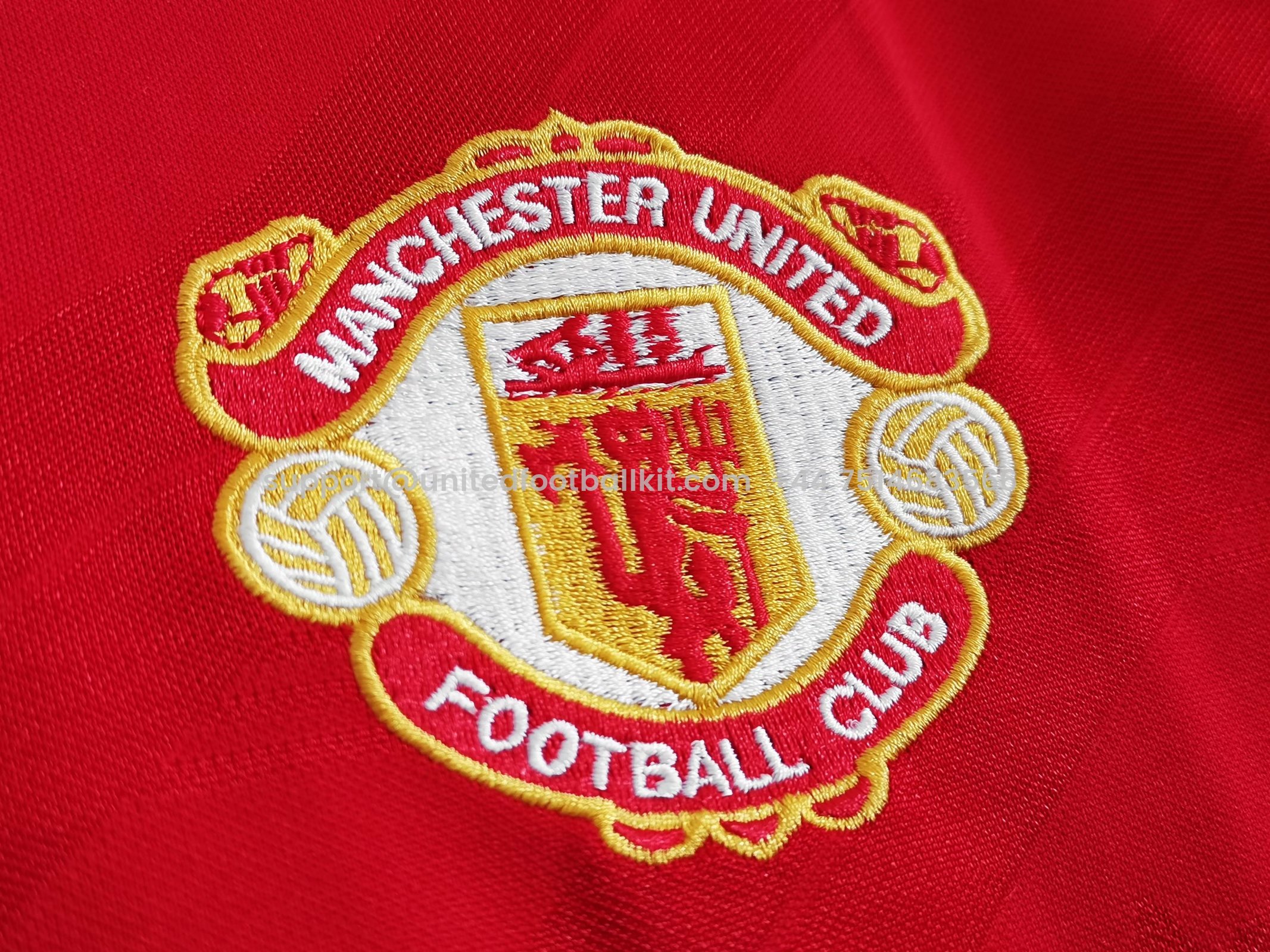 Unitedfootballkit.com | Retro Manchester United 86-88 Home Long Sleeve Jersey -Customize Name, Number and Patch | Worldwide Shipping