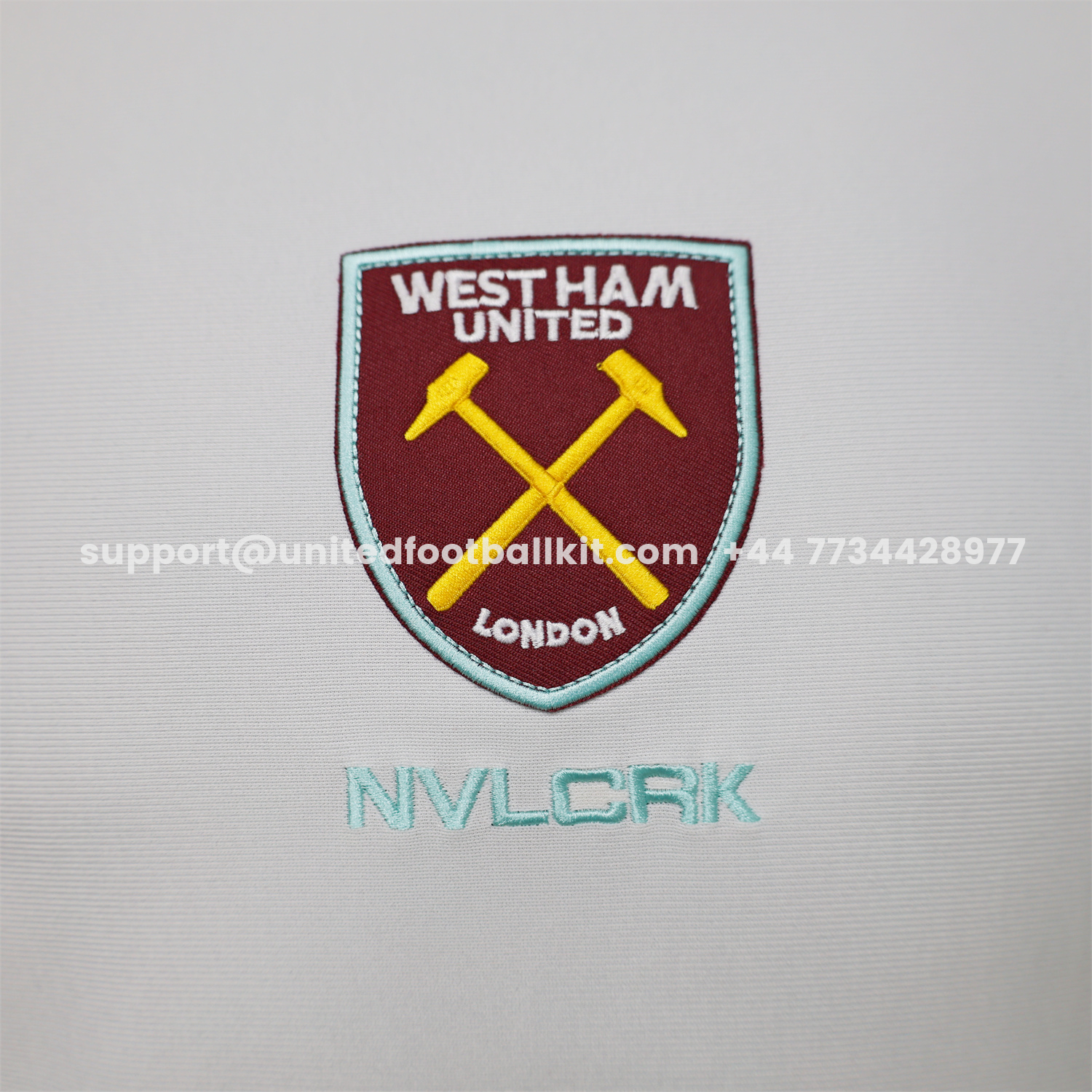 Unitedfootballkit.com | West Ham United 26-27 Retro Casual Style White Jersey - Player Version -Customize Name, Number and Patch | Worldwide Shipping