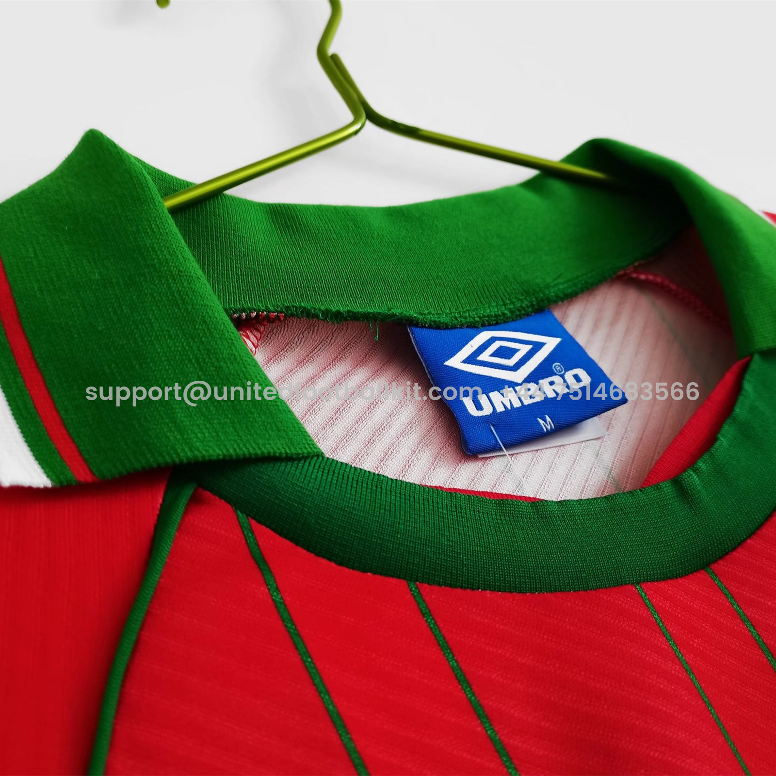 Unitedfootballkit.com | Retro Wales 1994 Home Stadium Jersey -Customize Name, Number and Patch | Worldwide Shipping