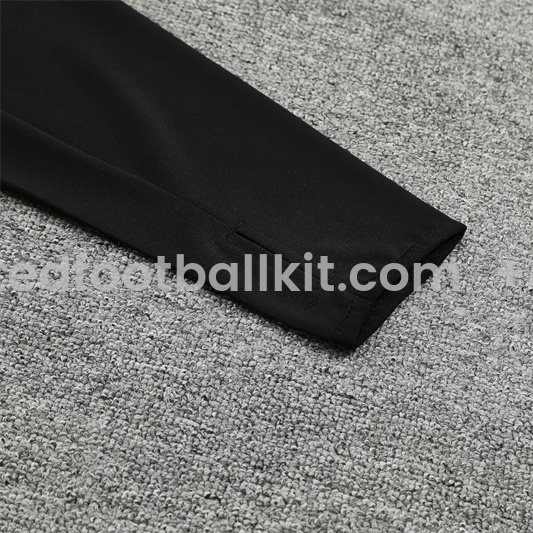 Unitedfootballkit.com | Real Madrid 24-25 Long Sleeve Training Set - Player Version - Black and Purple -Customize Name, Number and Patch | Worldwide Shipping