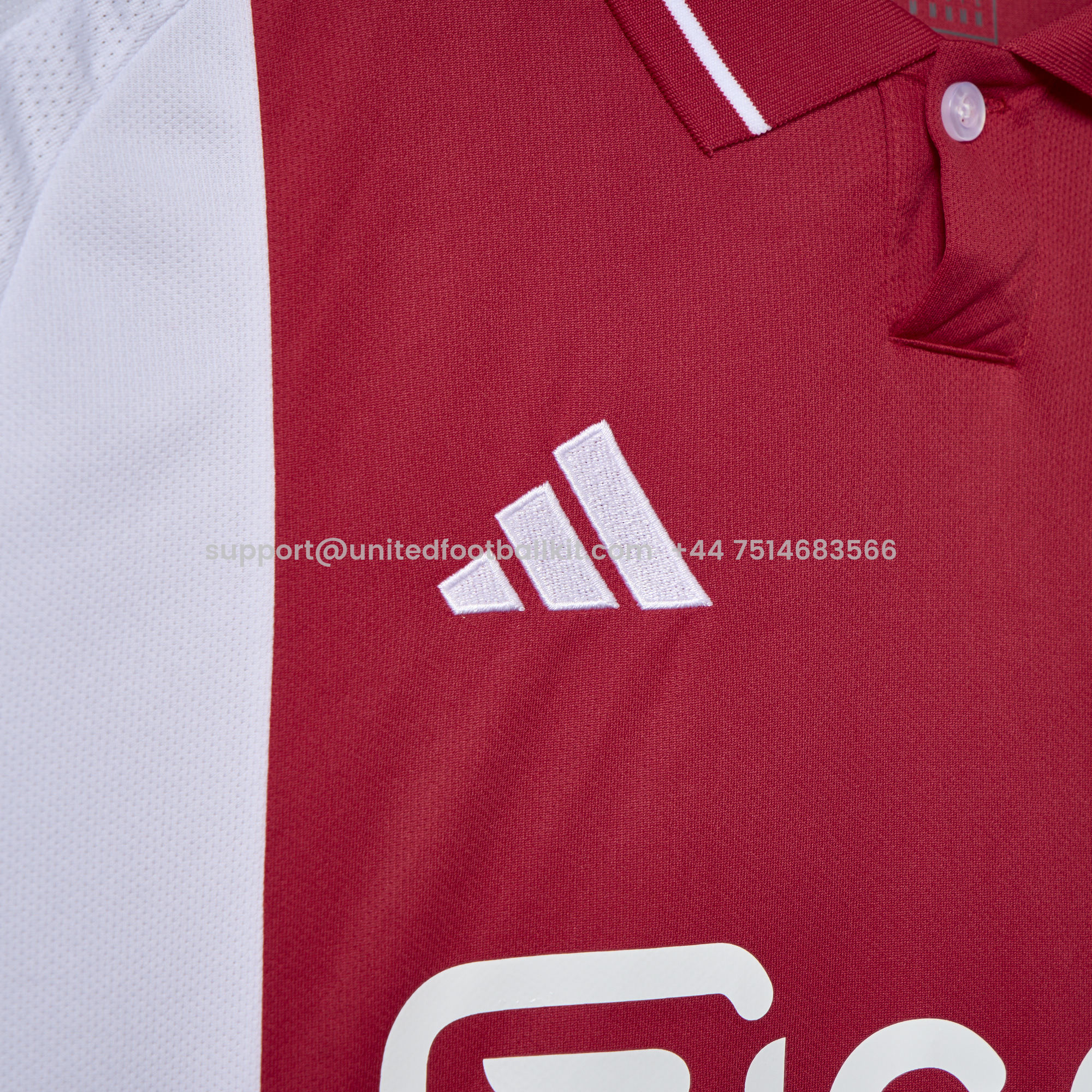 Unitedfootballkit.com | Ajax 24-25 Home Stadium Jersey - Fans Version -Customize Name, Number and Patch | Worldwide Shipping