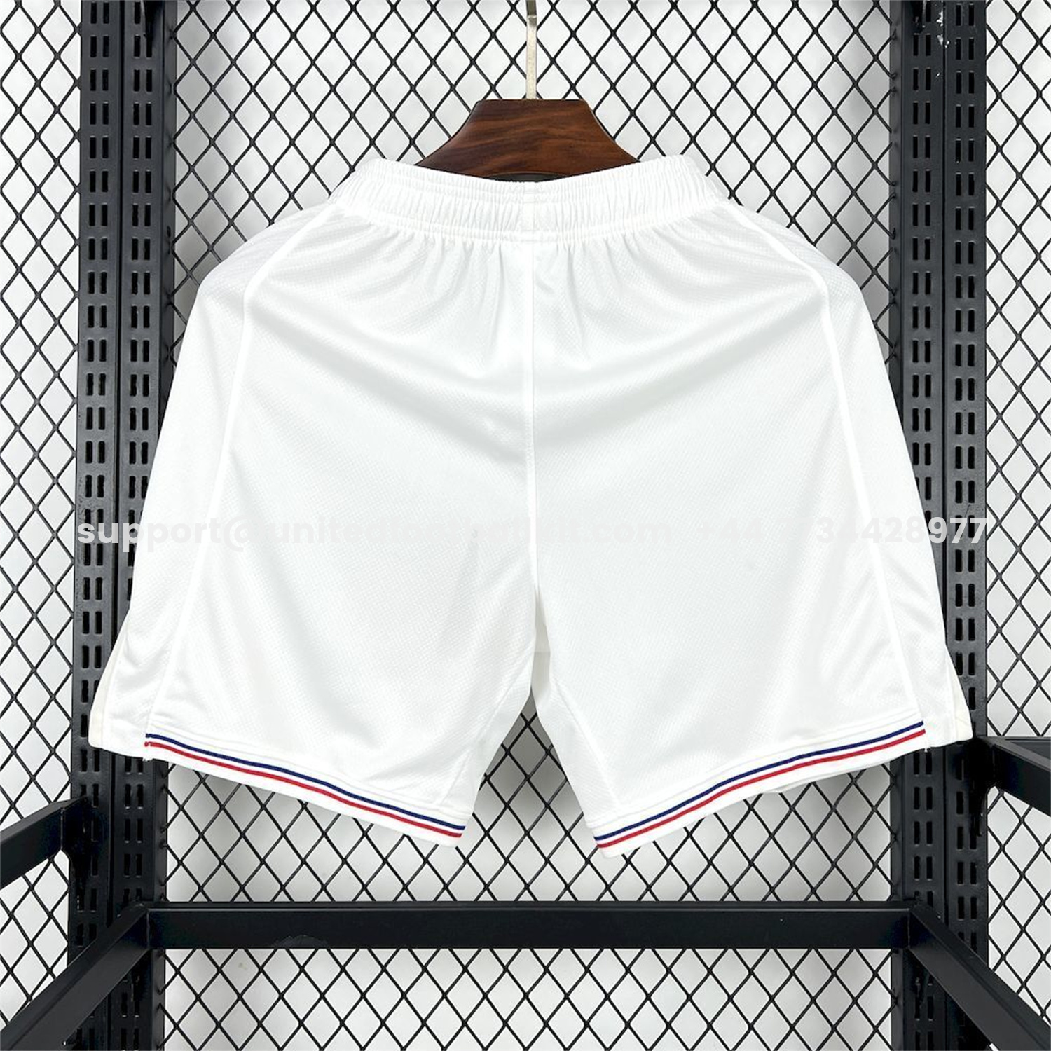 Unitedfootballkit.com | France 2026 Away White Shorts - Fans Version -Customize Name, Number and Patch | Worldwide Shipping