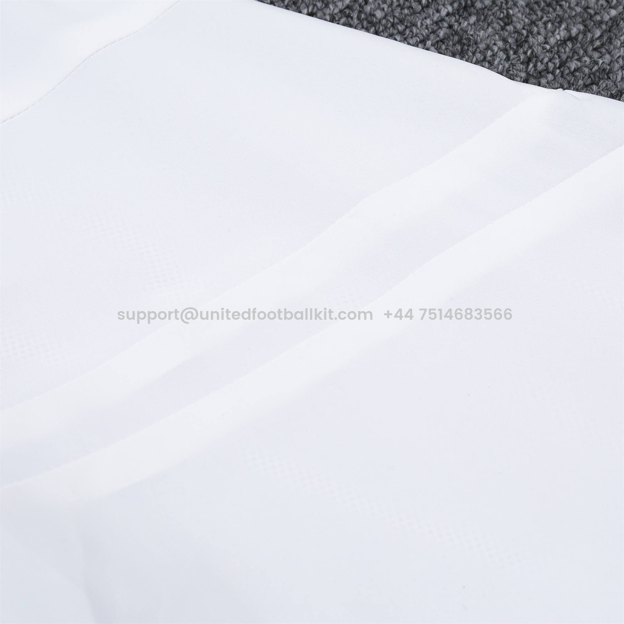 Unitedfootballkit.com | England 2024 National Team Anthem White Hooded Windbreaker - Player Version -Customize Name, Number and Patch | Worldwide Shipping