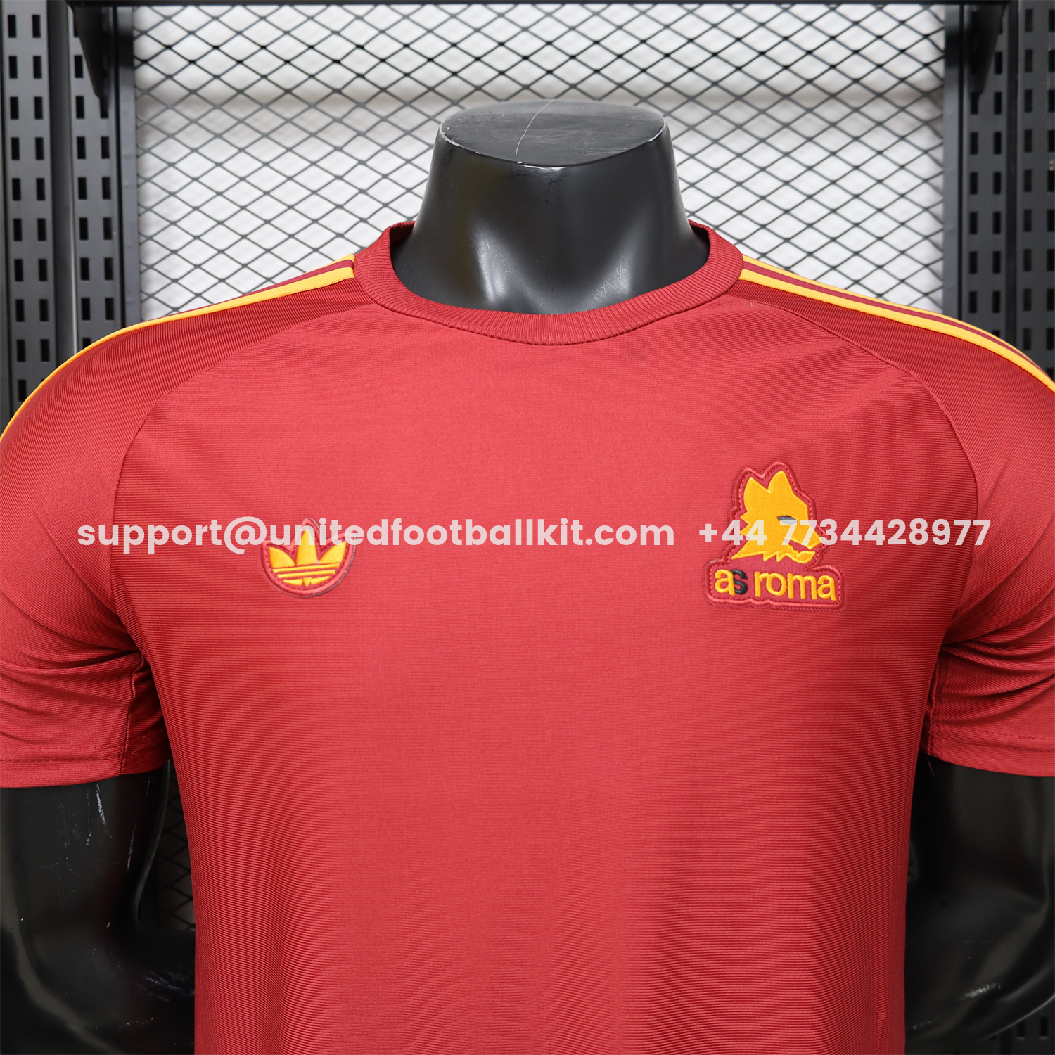Unitedfootballkit.com | AS Roma 25-26 Retro Casual Style Red Special Jersey - Player Version -Customize Name, Number and Patch | Worldwide Shipping