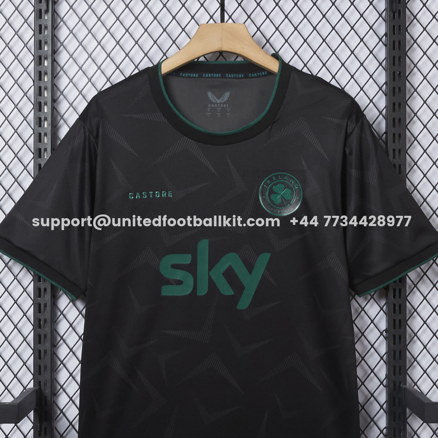 Unitedfootballkit.com | Ireland 2026 Stealth Black Special Jersey - Fans Version -Customize Name, Number and Patch | Worldwide Shipping