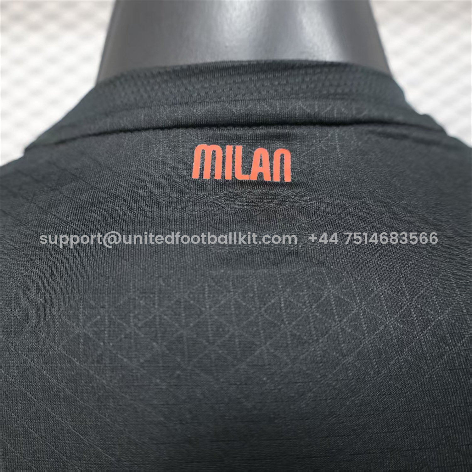 Unitedfootballkit.com | AC Milan 25-26 Home Long Sleeves Jersey - Player Version -Customize Name, Number and Patch | Worldwide Shipping
