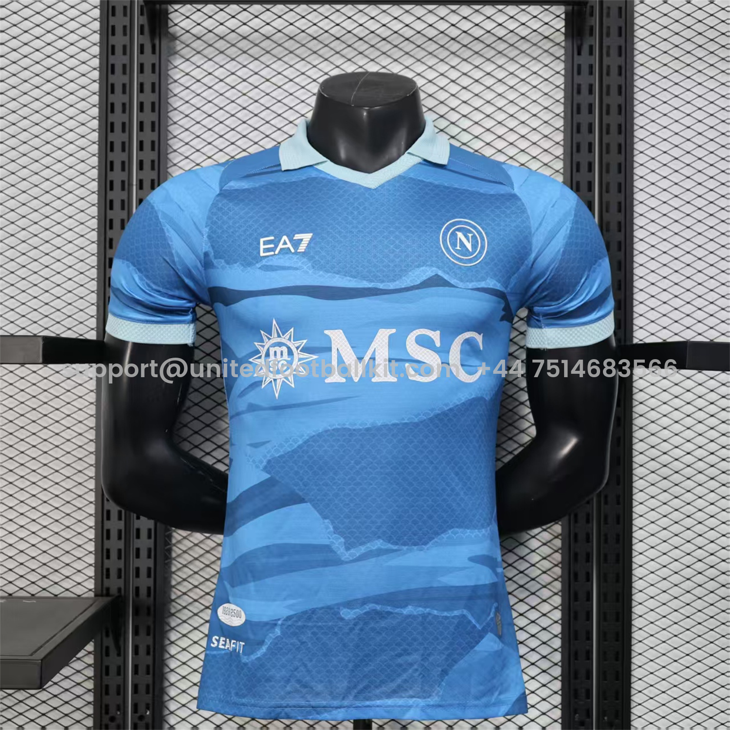 Unitedfootballkit.com | Napoli 24-25 Partenope Special Edition Jersey - Player Version -Customize Name, Number and Patch | Worldwide Shipping