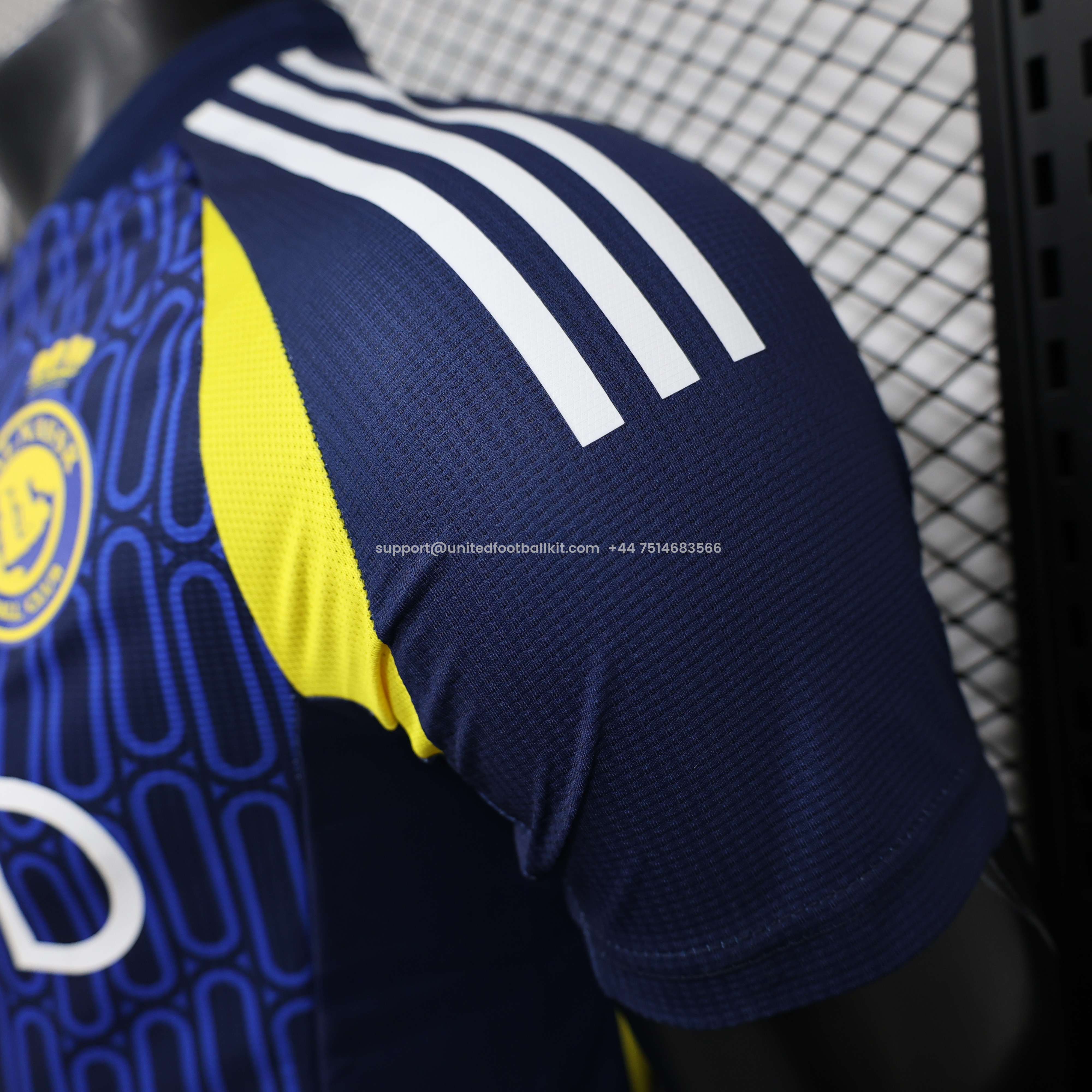 Unitedfootballkit.com | Al Nassr Riyadh Victory 24-25 Away Jersey - Player Version -Customize Name, Number and Patch | Worldwide Shipping