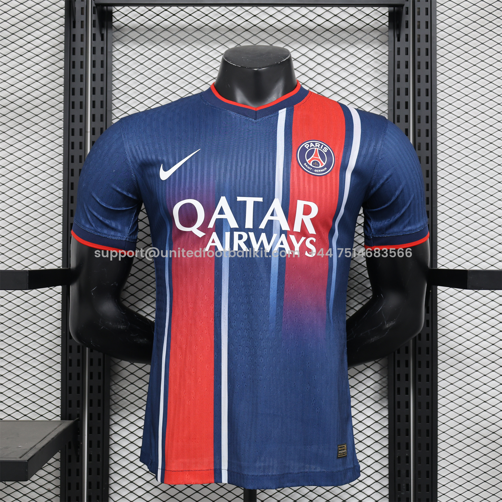 Unitedfootballkit.com | Paris Saint-Germain PSG 24-25 Special Edition Jersey - Player Version -Customize Name, Number and Patch | Worldwide Shipping