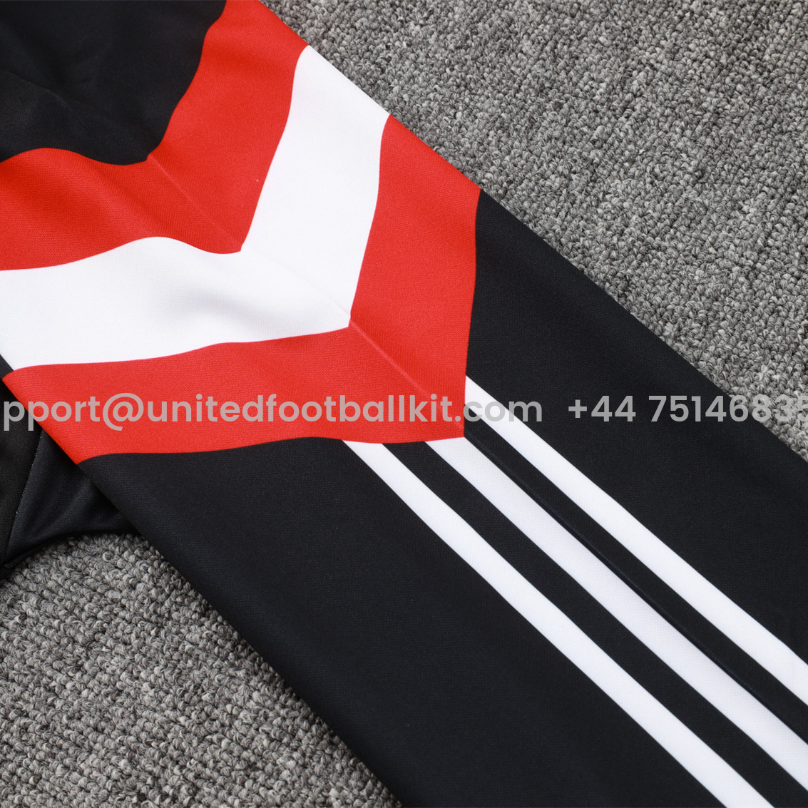 Unitedfootballkit.com | Manchester United 24-25 Originals LFSTLR Jacket Training Tracksuit - Black -Customize Name, Number and Patch | Worldwide Shipping