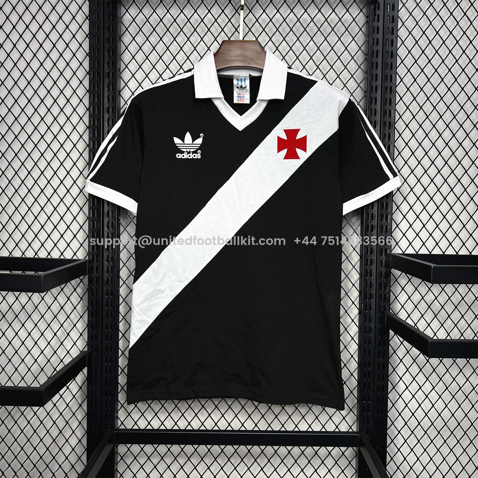 Unitedfootballkit.com | Retro Vasco da Gama 1988 Home Jersey -Customize Name, Number and Patch | Worldwide Shipping