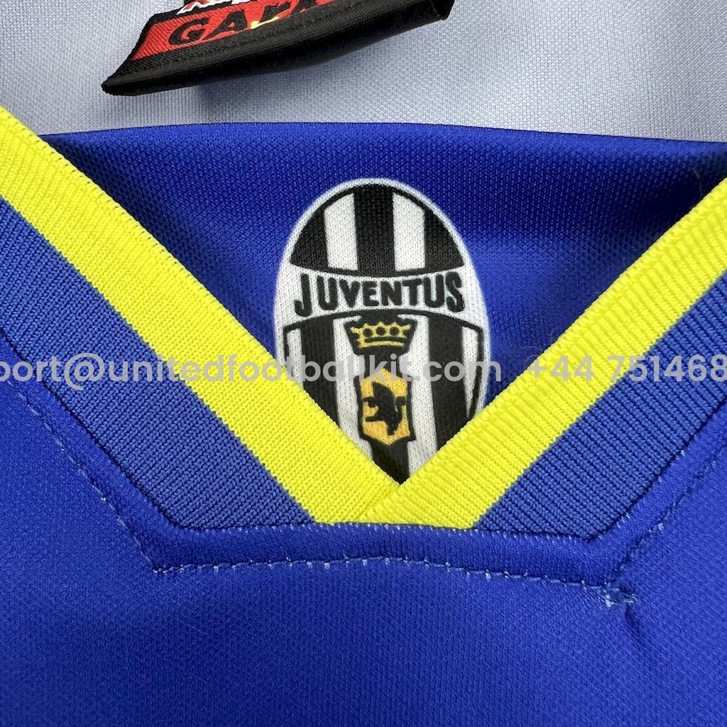 Unitedfootballkit.com | Retro Juventus 1996-97 Away Long Sleeves Jersey -Customize Name, Number and Patch | Worldwide Shipping
