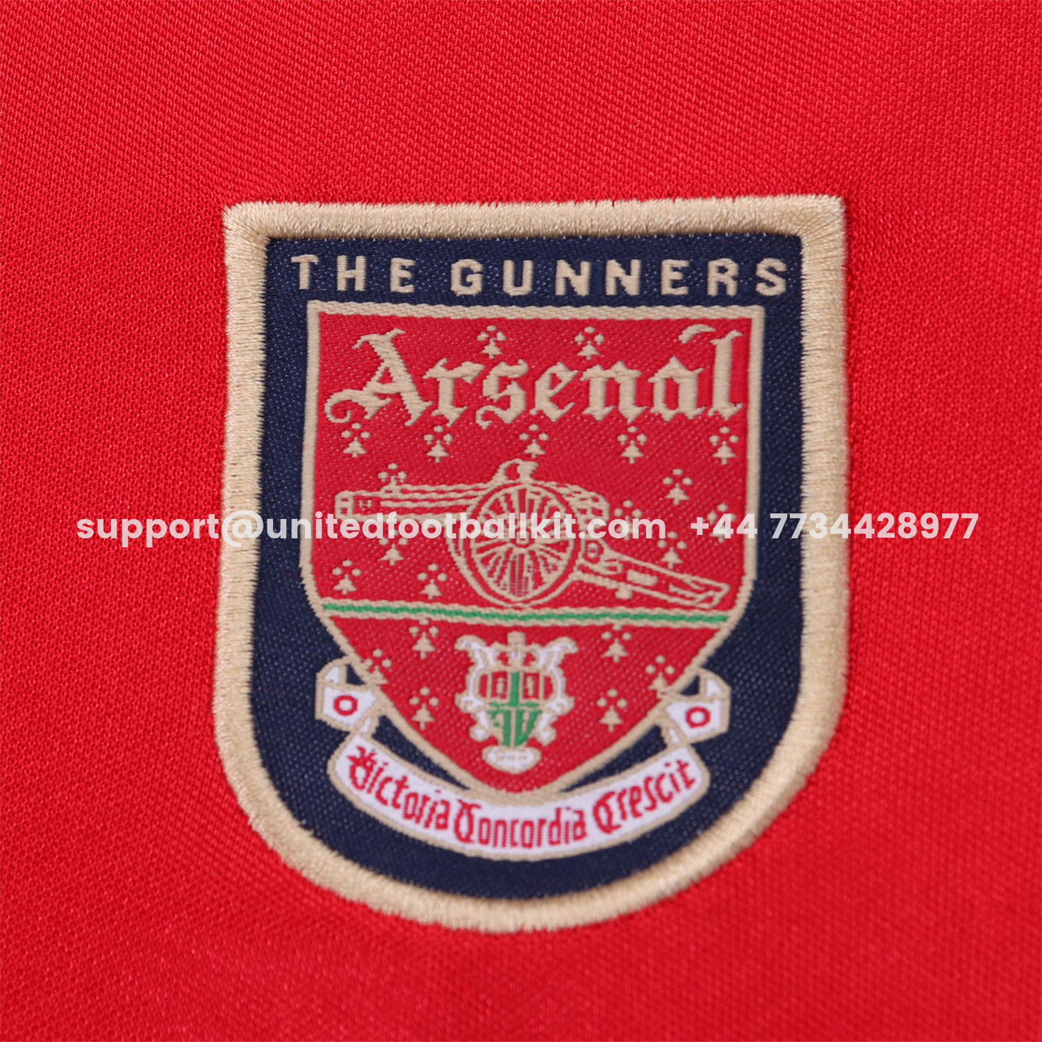 Unitedfootballkit.com | Retro Arsenal 1998-99 Home Kids Kit -Customize Name, Number and Patch | Worldwide Shipping