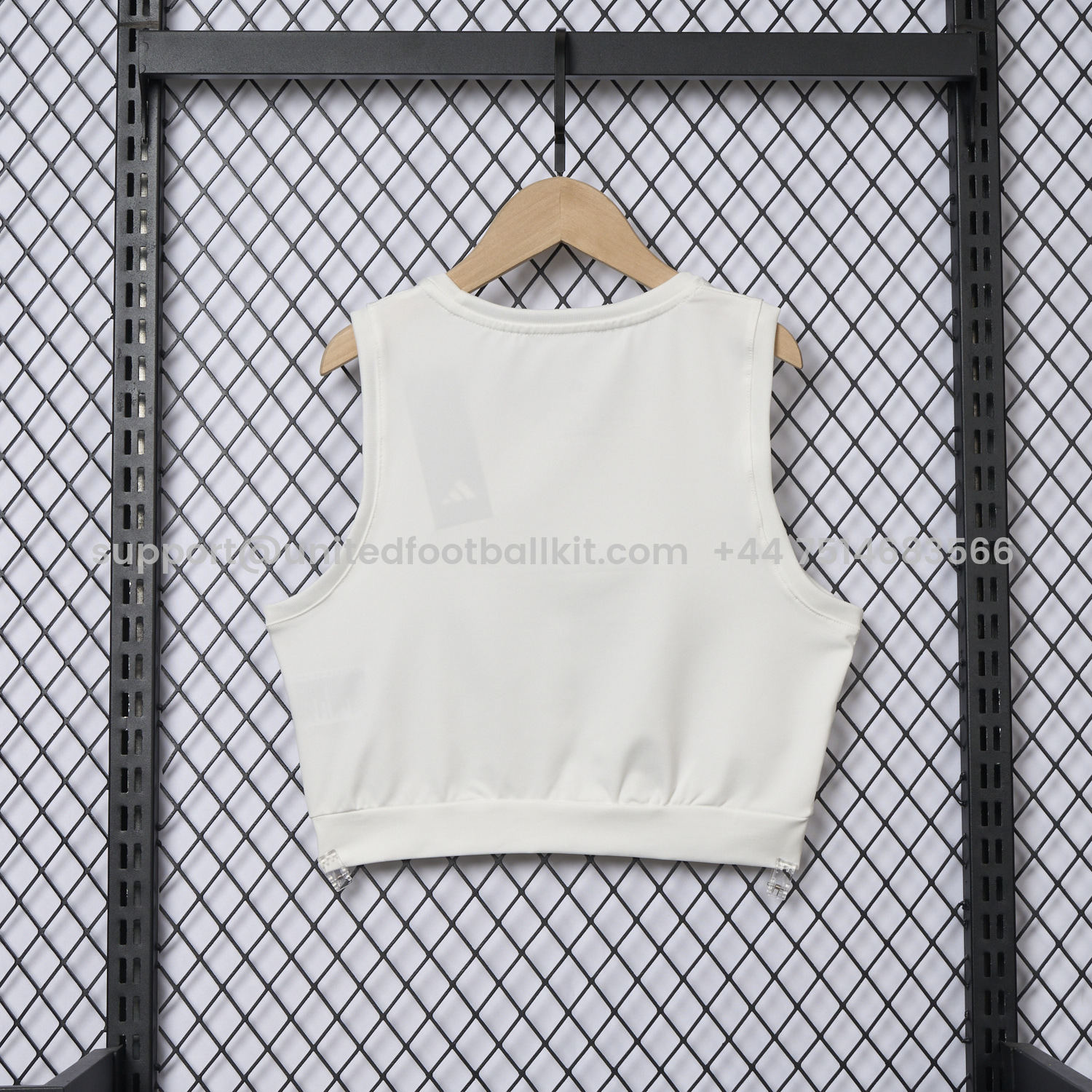 Unitedfootballkit.com | Women's Real Madrid 25-26 Home Yoga Vest -Customize Name, Number and Patch | Worldwide Shipping