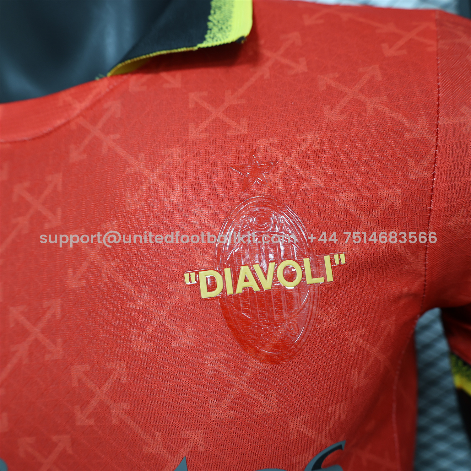 Unitedfootballkit.com | AC Milan 24-25 Red Green “Diavoli” Special Edition Jersey - Player Version -Customize Name, Number and Patch | Worldwide Shipping
