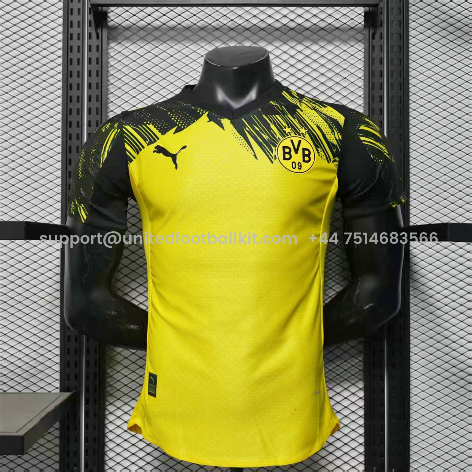 Unitedfootballkit.com | Dortmund 25-26 Home Unsponsored Jersey (Leaked Version) - Player Version -Customize Name, Number and Patch | Worldwide Shipping