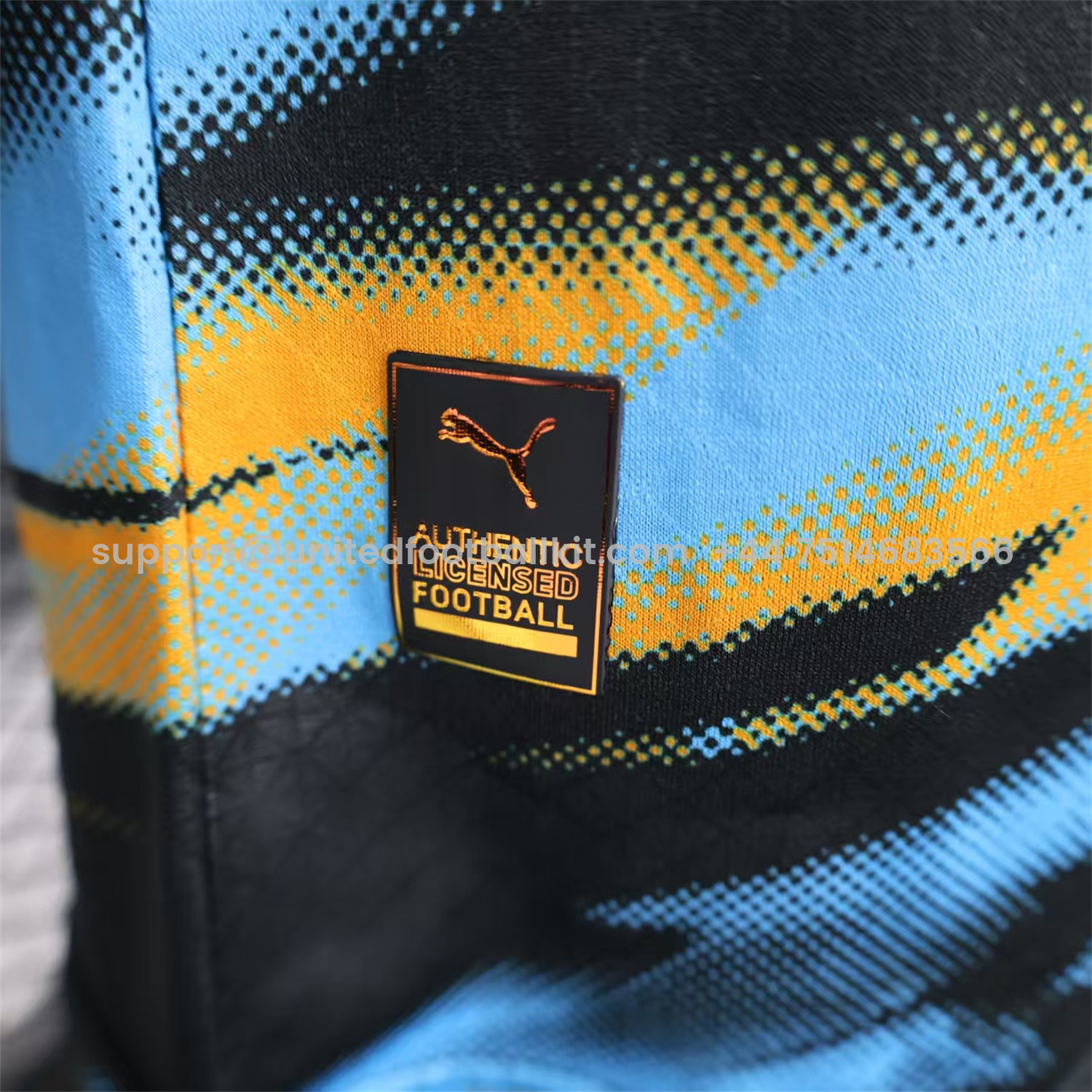 Unitedfootballkit.com | Marseille 25-26 Blue Orange Gradient Training Jersey - Player Version -Customize Name, Number and Patch | Worldwide Shipping