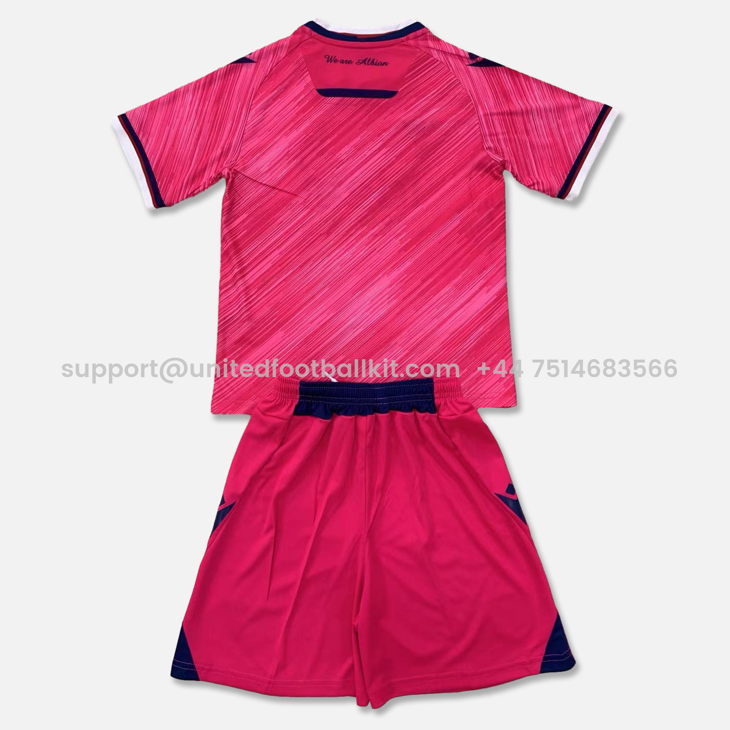 Unitedfootballkit.com | West Bromwich 24-25 Third Kids Kit -Customize Name, Number and Patch | Worldwide Shipping